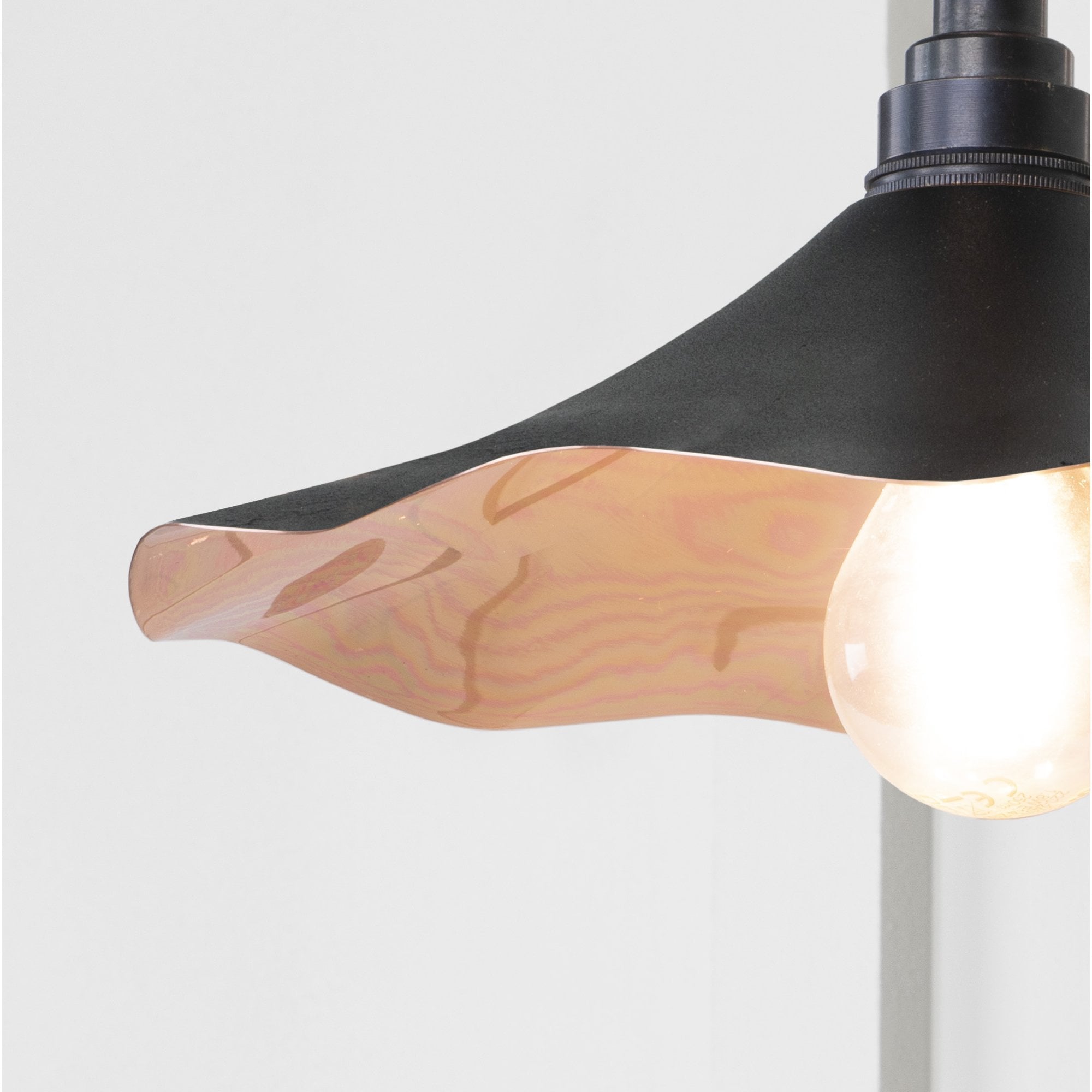From The Anvil Smooth Copper Flora Wall Light - Elan Black