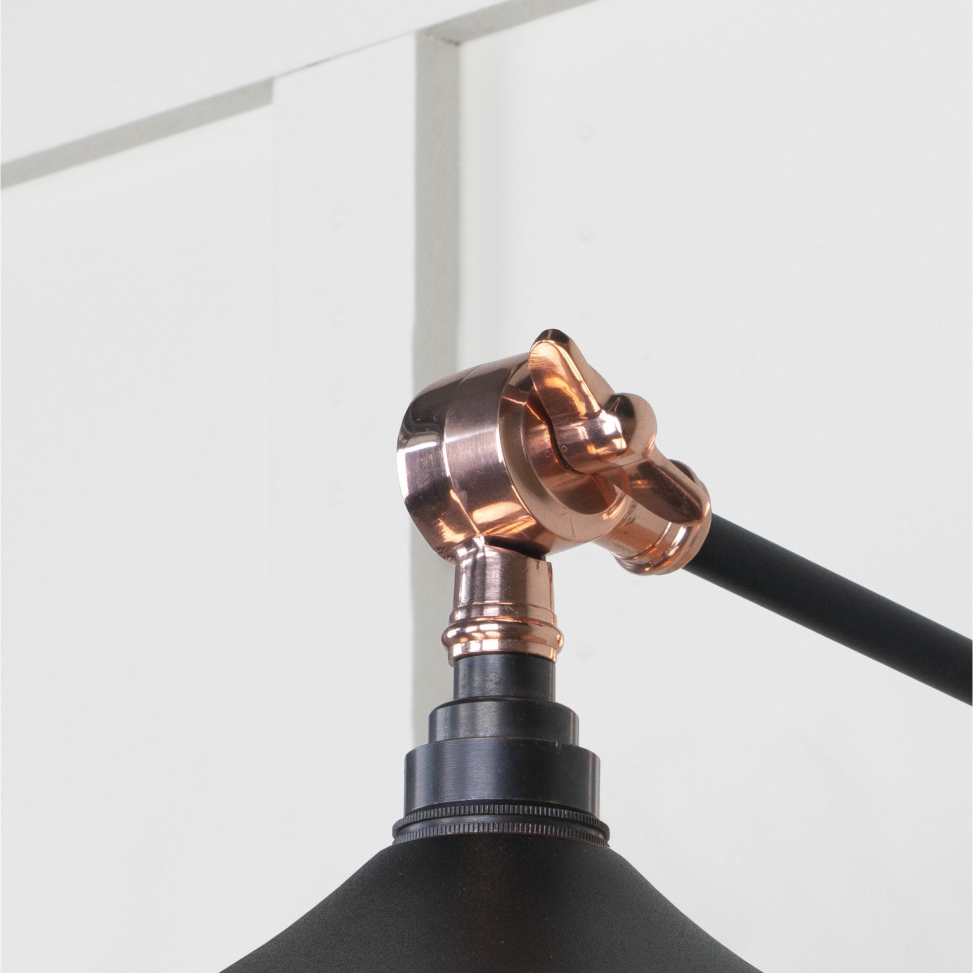 From The Anvil Smooth Copper Flora Wall Light - Elan Black