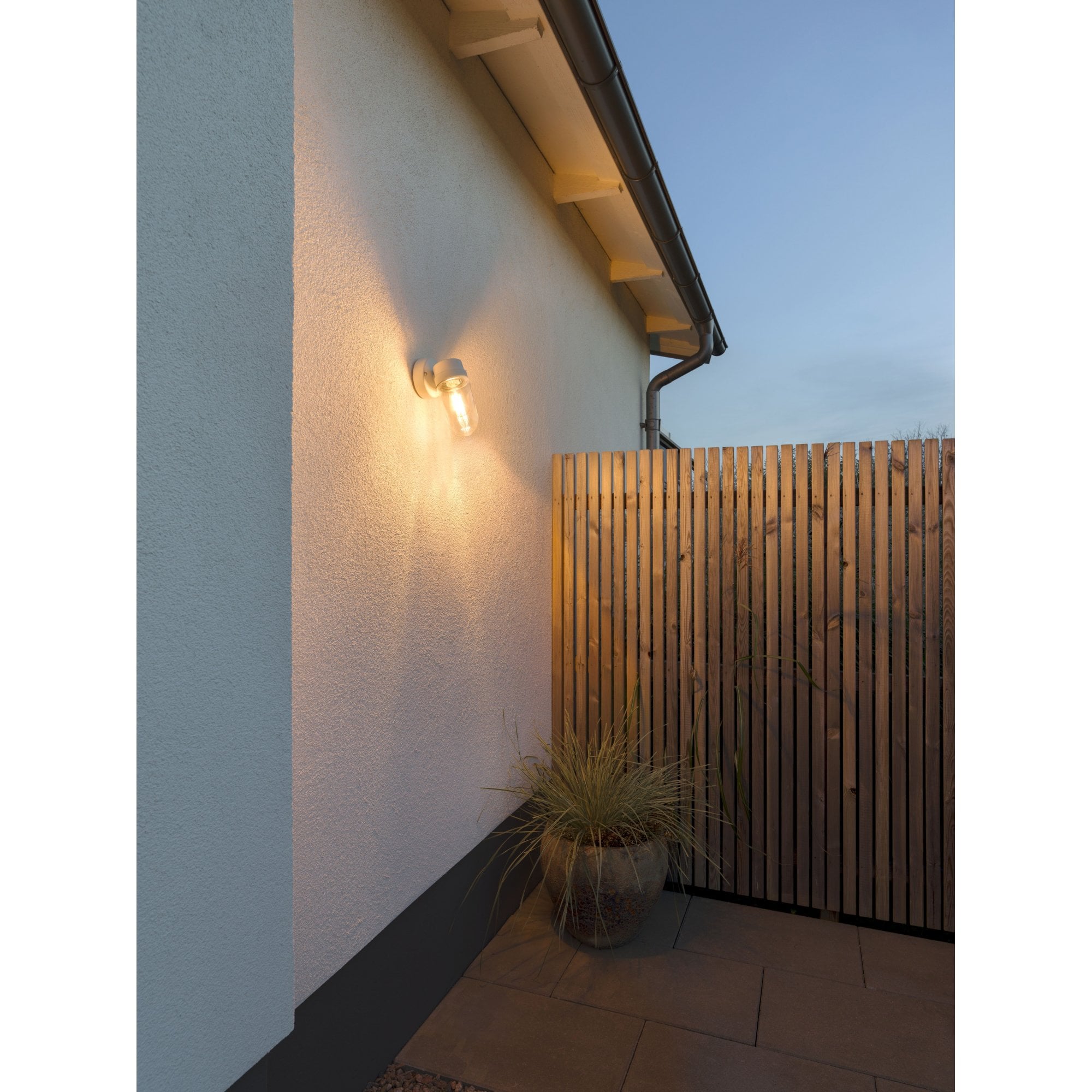 Konstsmide Vega Wall Light - White