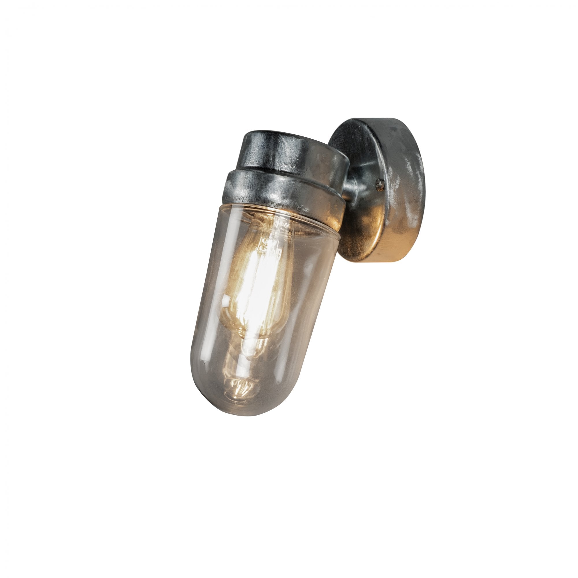 Konstsmide Vega Wall Light - Galvanised