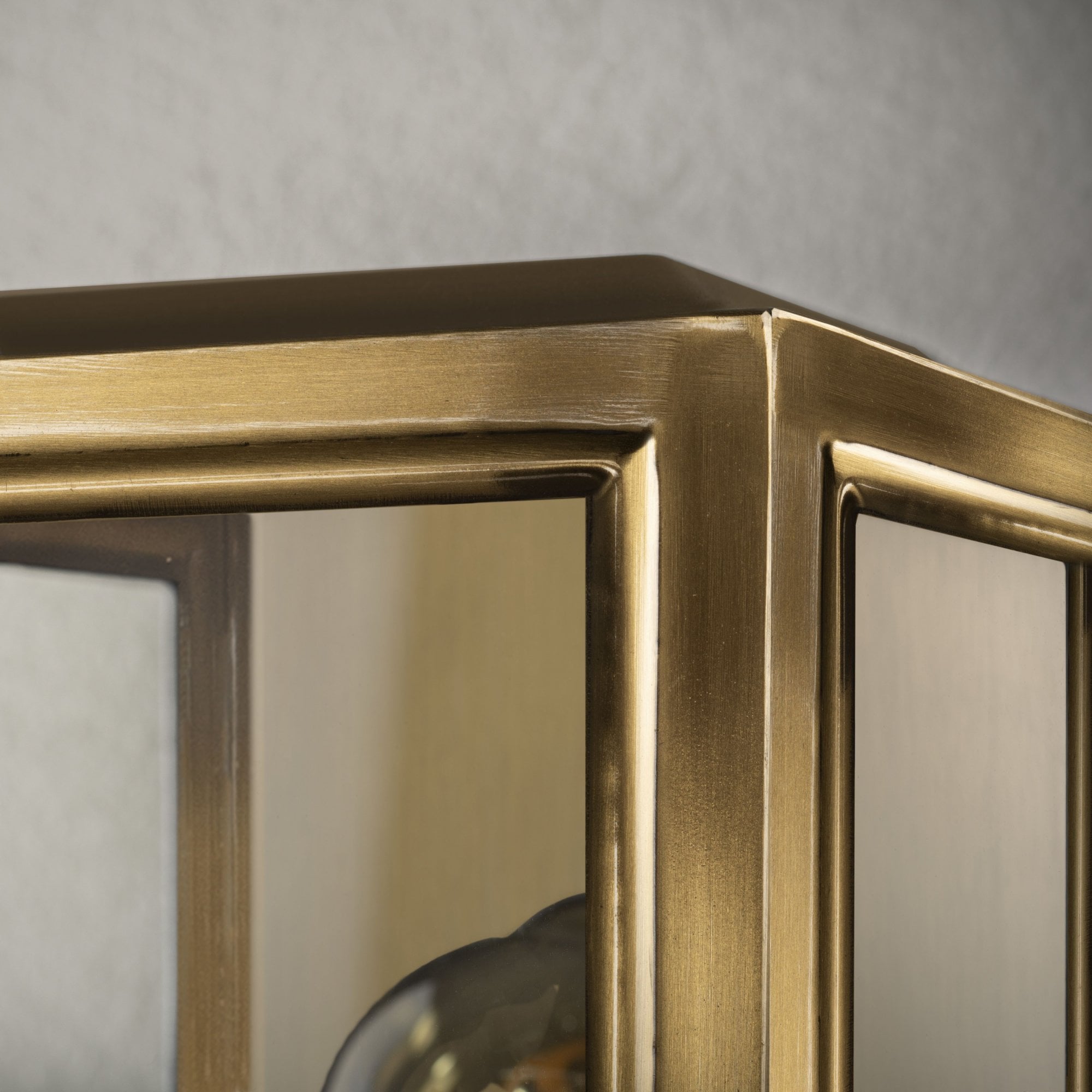 Konstsmide Carpi Small Half Lantern - Brass