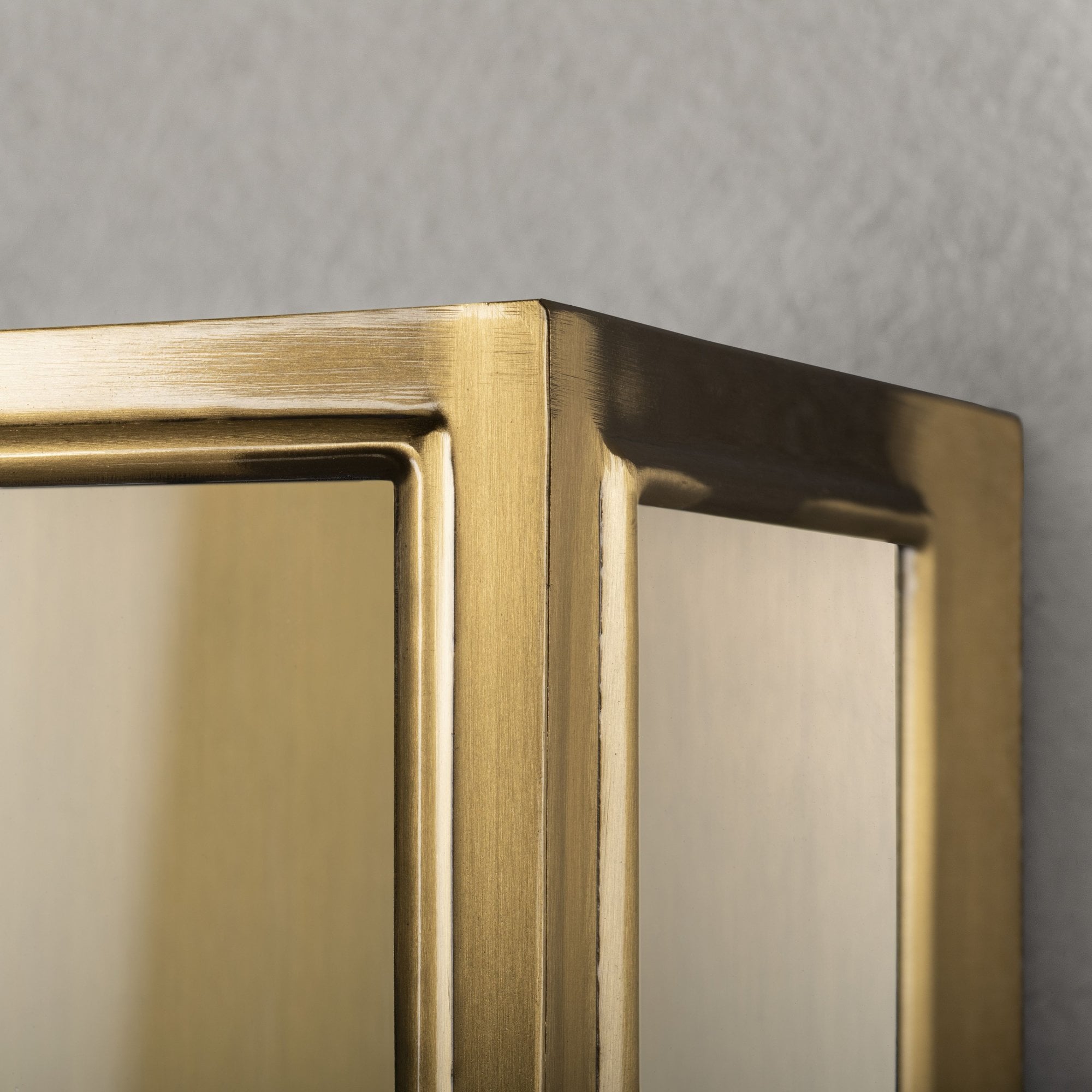 Konstsmide Carpi Large Half Lantern - Brass