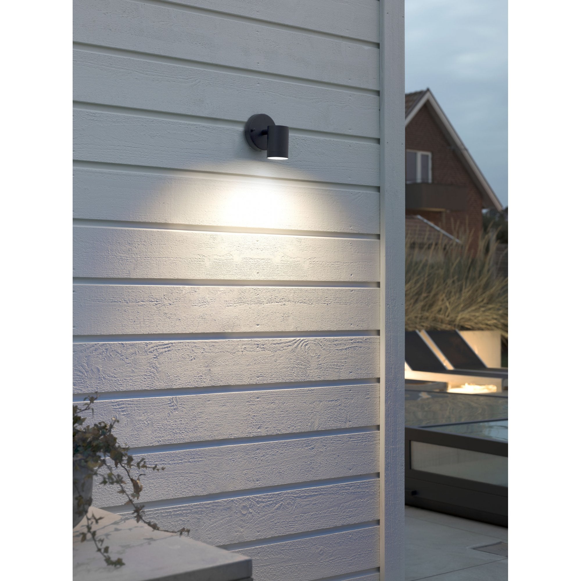 Konstsmide Modena LED Down Wall Light - Black