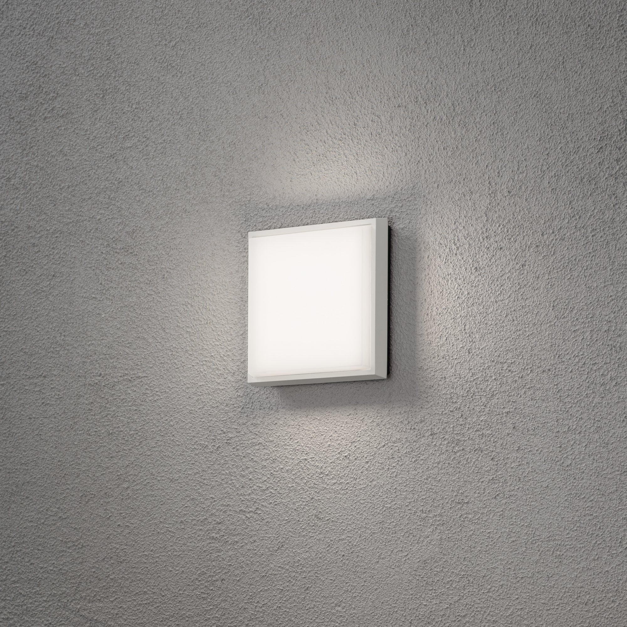 Konstsmide Casena Square LED Flush Fitting - Matt White