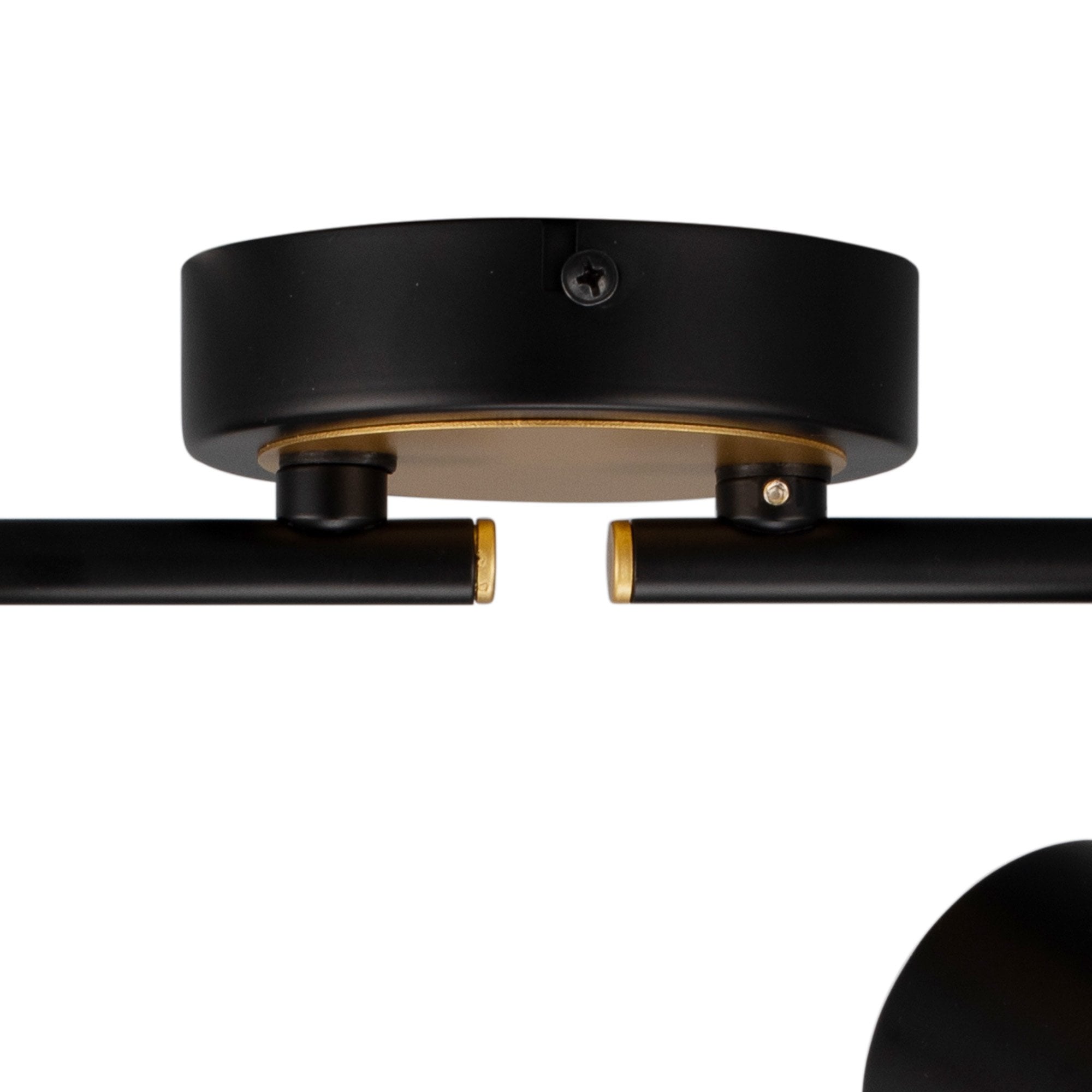 Fabula Amesbury 4 Light Linear Bar Spotlight - Black & Painted Gold