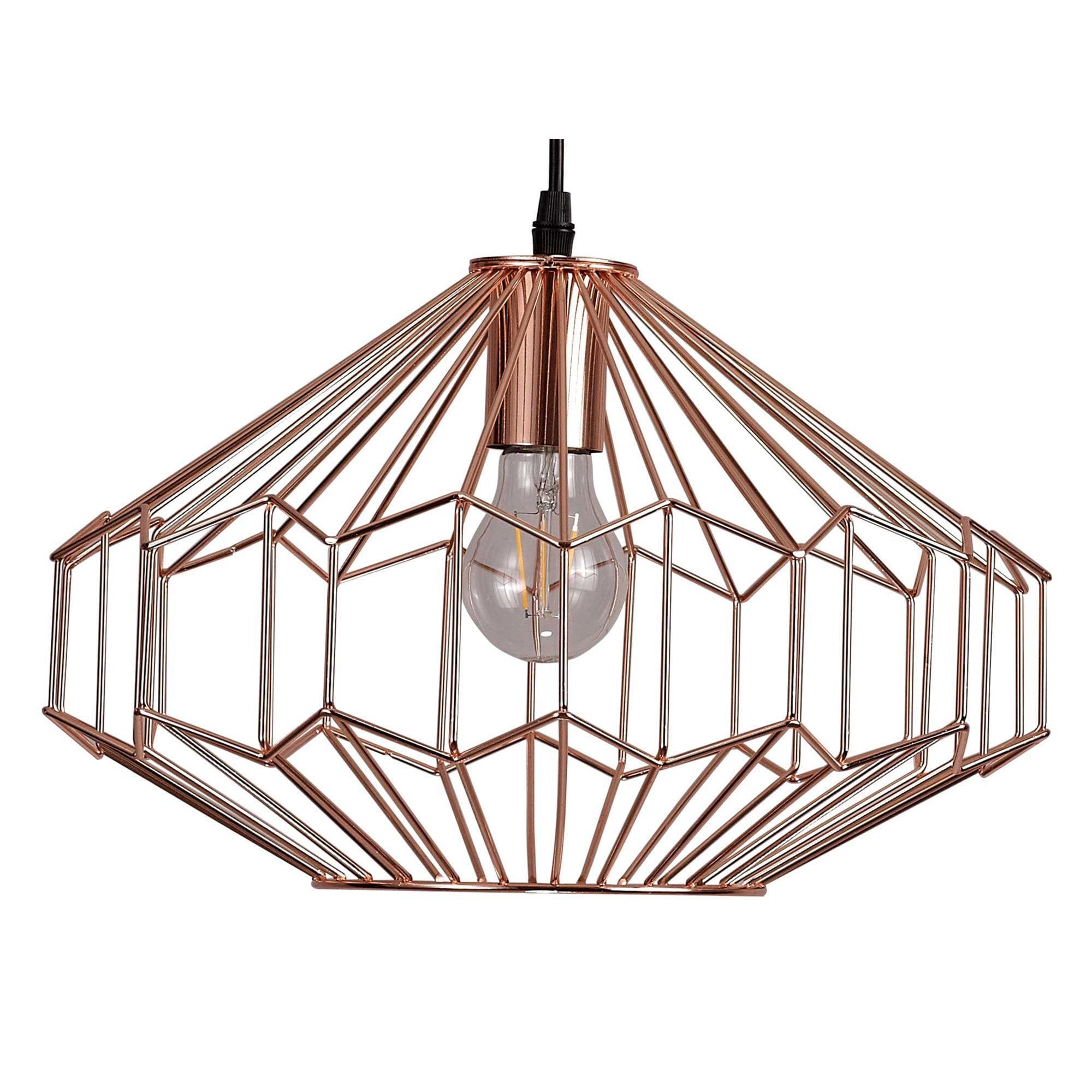 Fabula Beatrice Medium Pendant - Antique Copper & Black