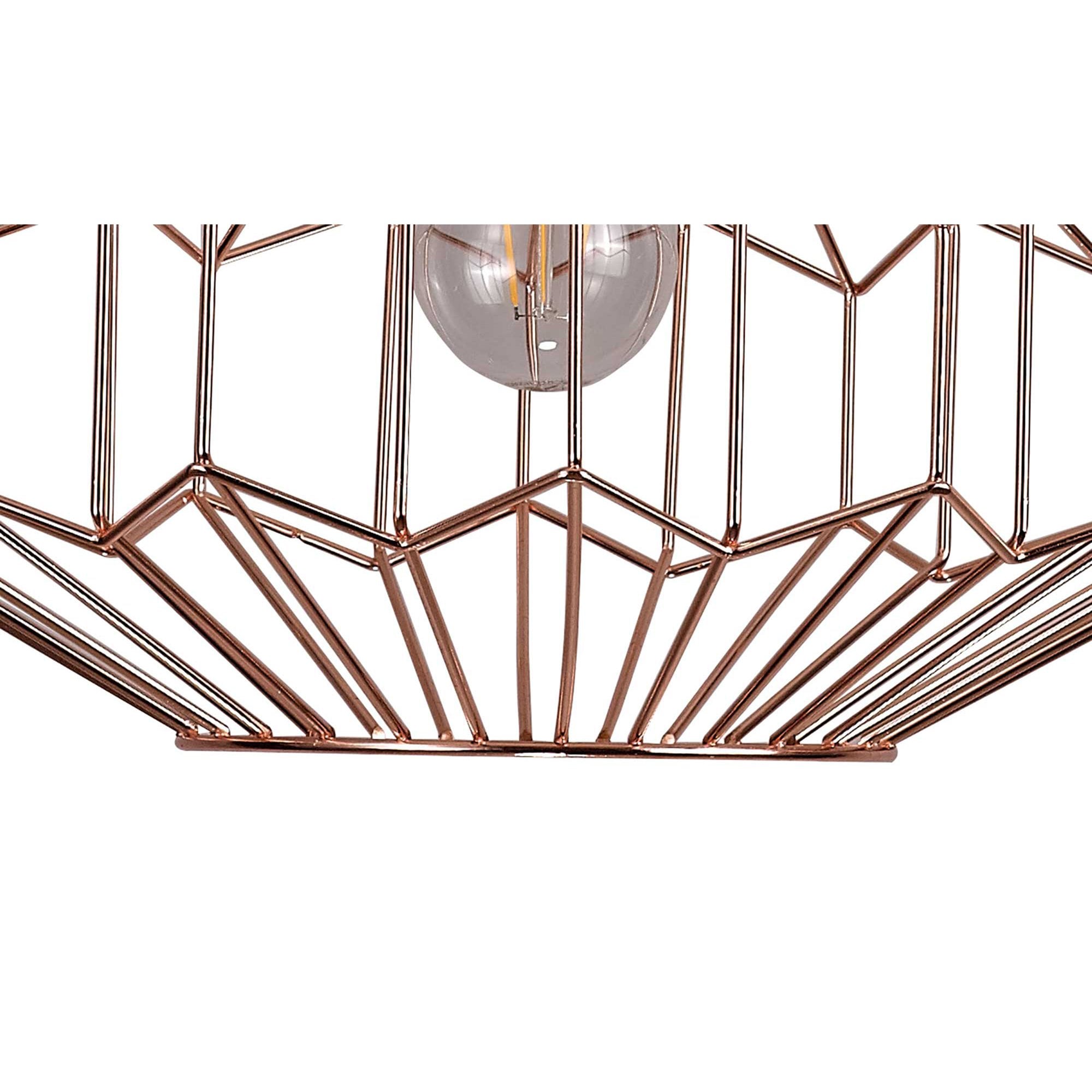Fabula Beatrice Medium Pendant - Antique Copper & Black