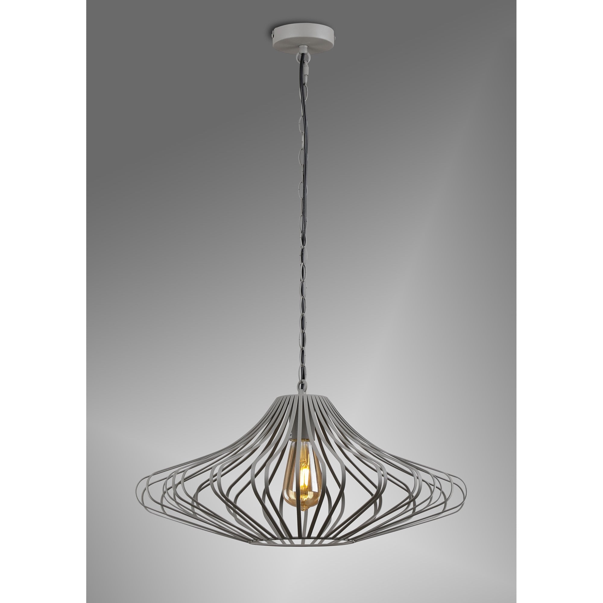 Fabula Bracken Pendant - Sand Grey