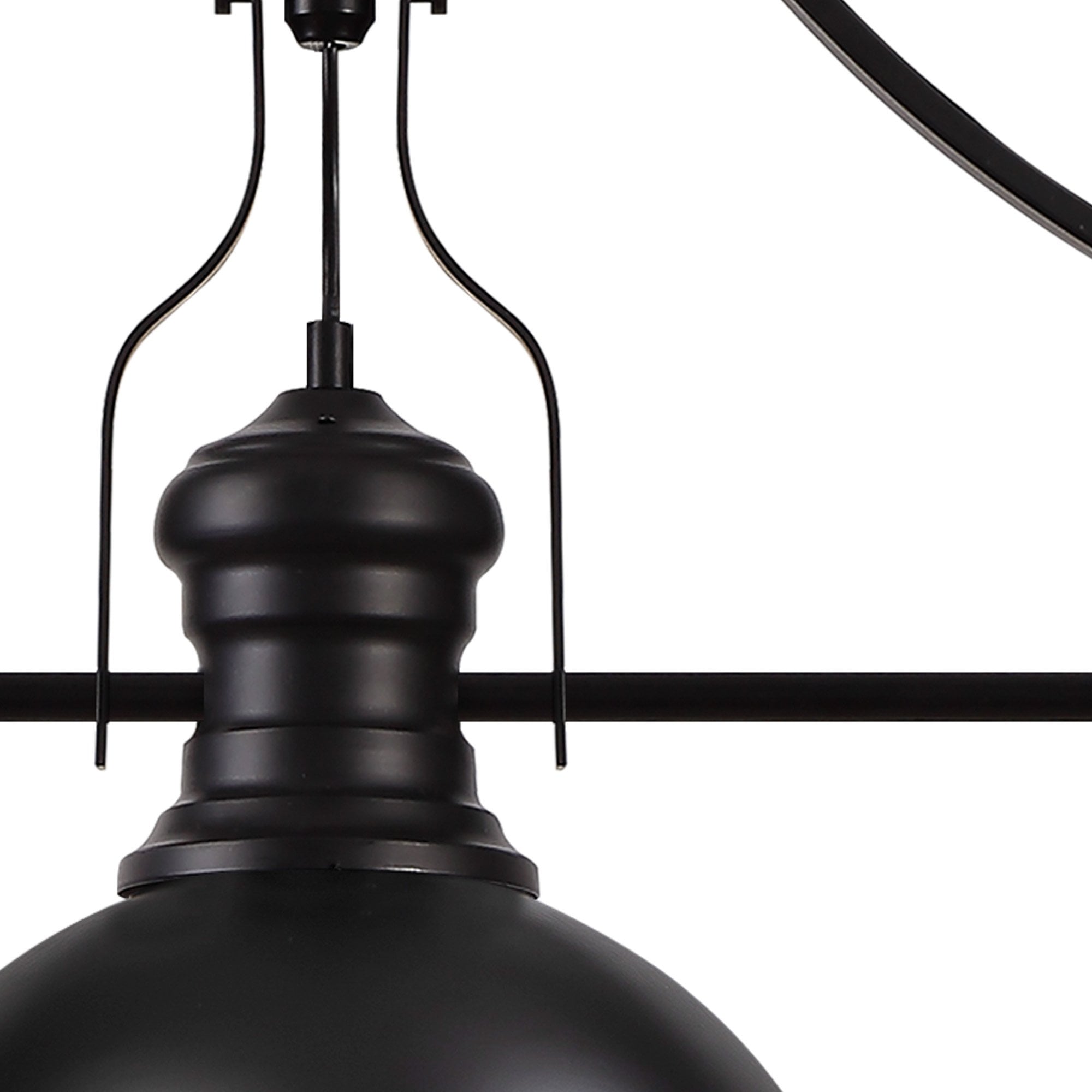 Fabula Epping 3 Light Linear Pendant - Matt Black
