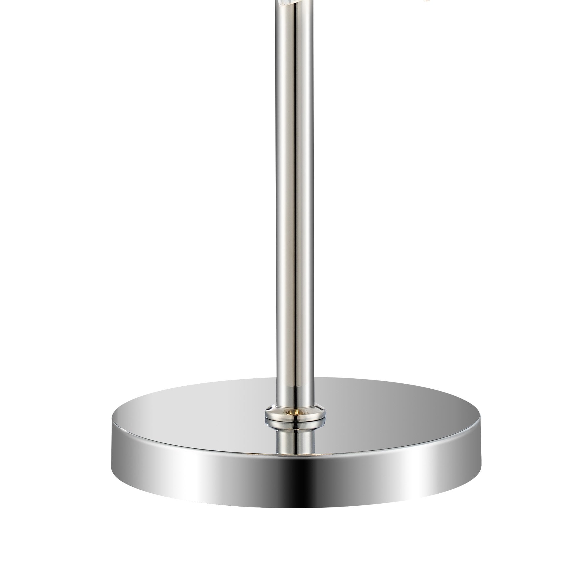 Fabula Farnley 6 Light Table Lamp - Polished Nickel & Clear Glass