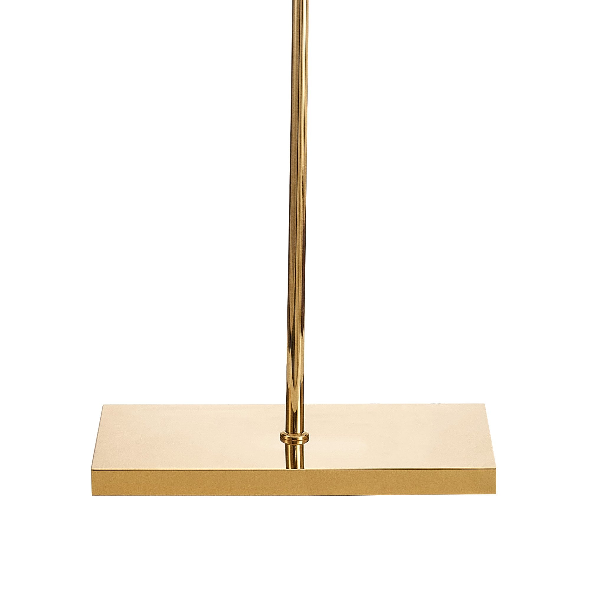 Fabula Fernbank 4 Light Rectangular Floor Lamp - Gold & Crystal