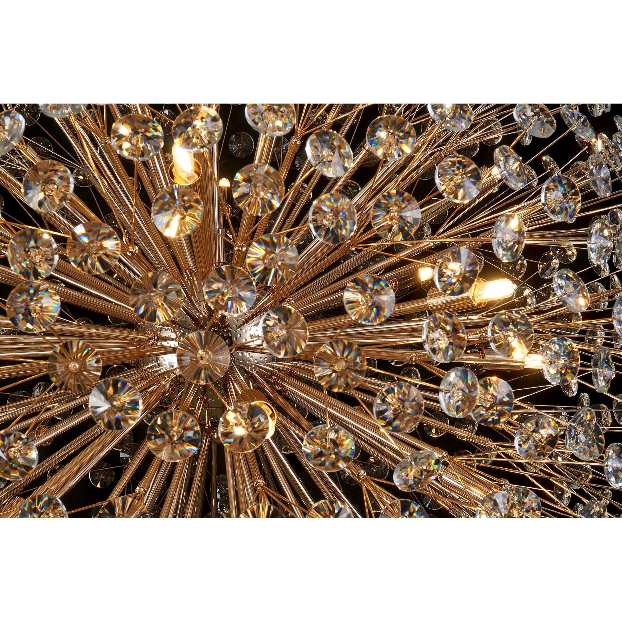 Fabula Grosvenor 24 Light Spherical Pendant - French Gold & Crystal
