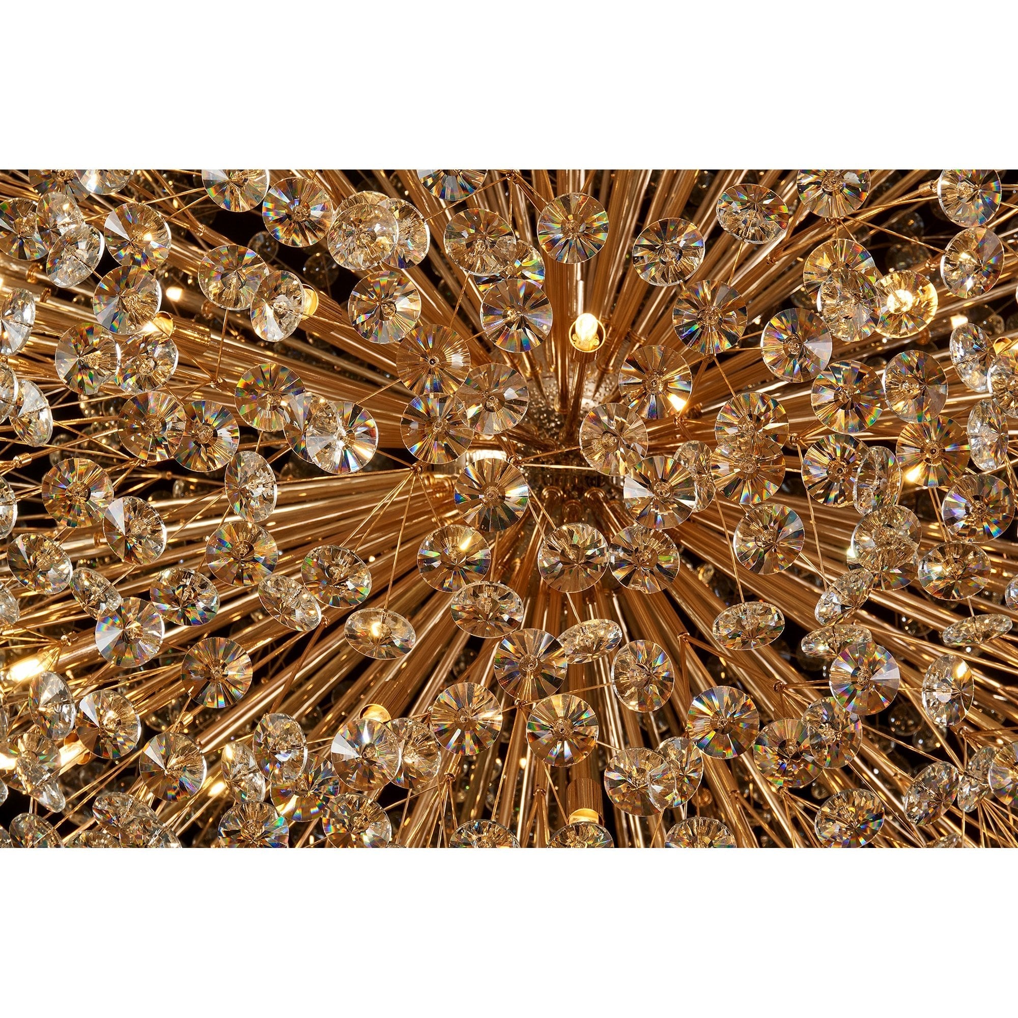 Fabula Grosvenor 24 Light Spherical Pendant - French Gold & Crystal