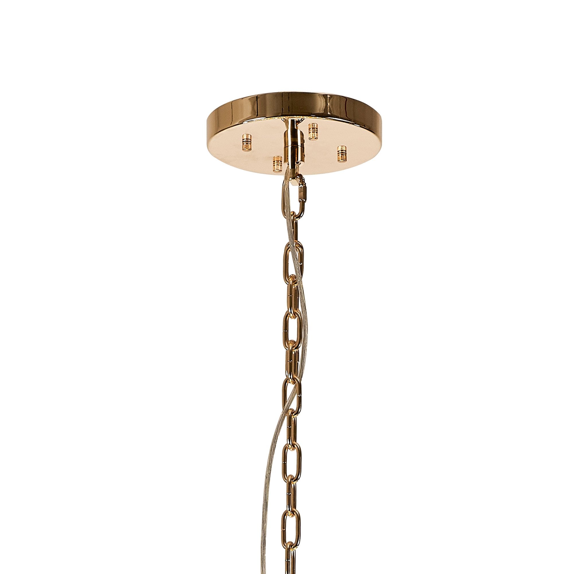 Fabula Grosvenor 64 Light Spherical Pendant - French Gold & Crystal
