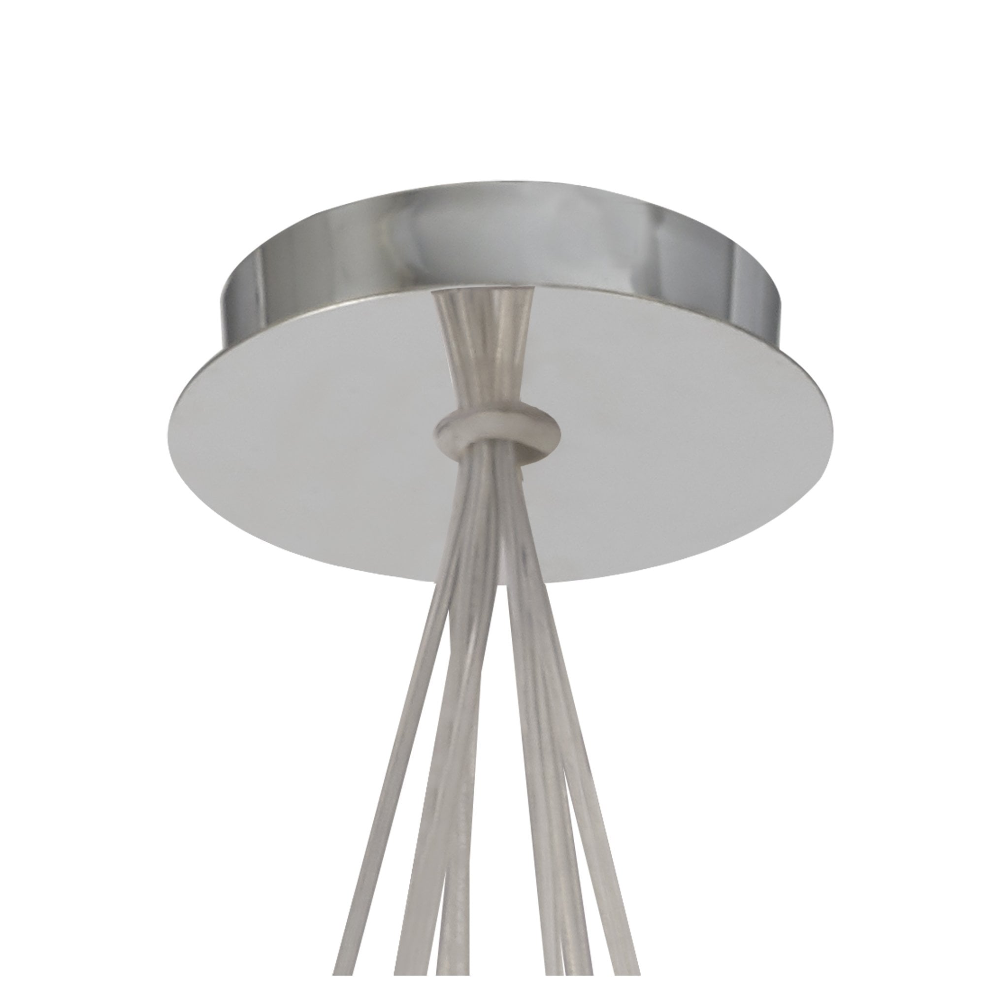 Fabula Grosvenor 7 Light Cluster Pendant - Polished Chrome & Crystal Glass