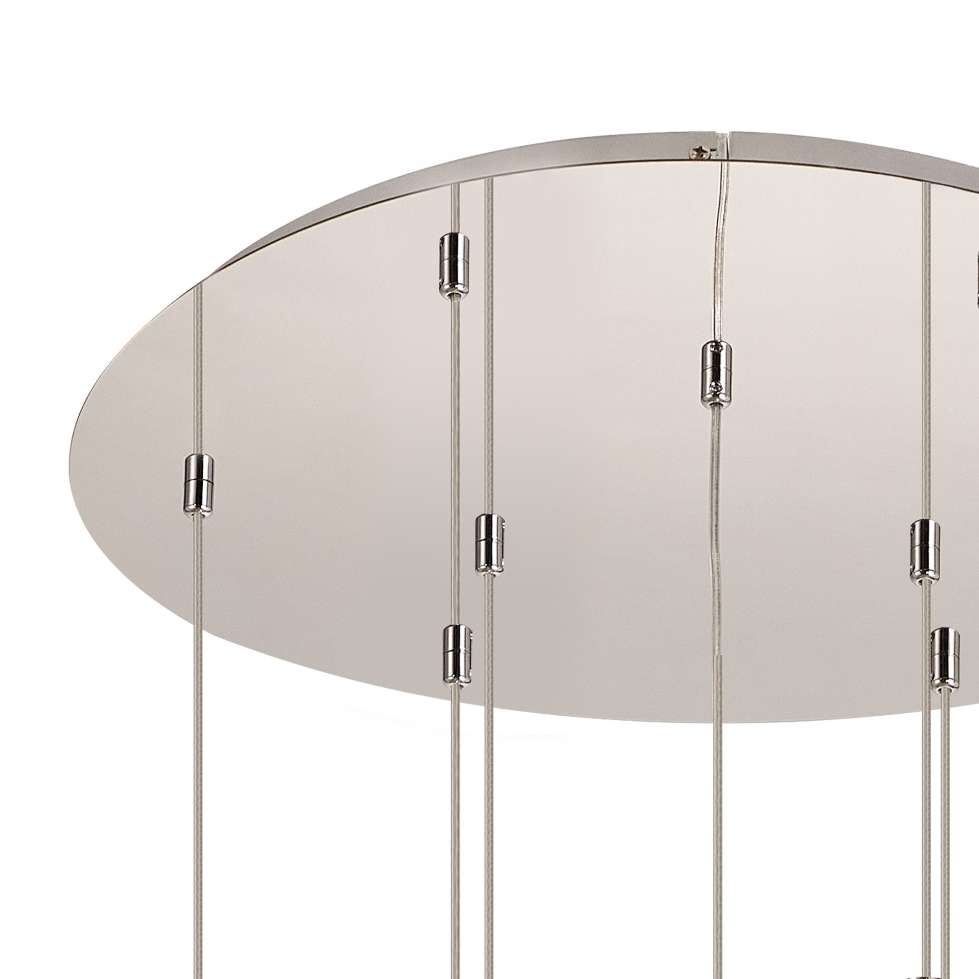 Fabula Grosvenor 9 Light Round Multi-Drop Pendant - Polished Chrome