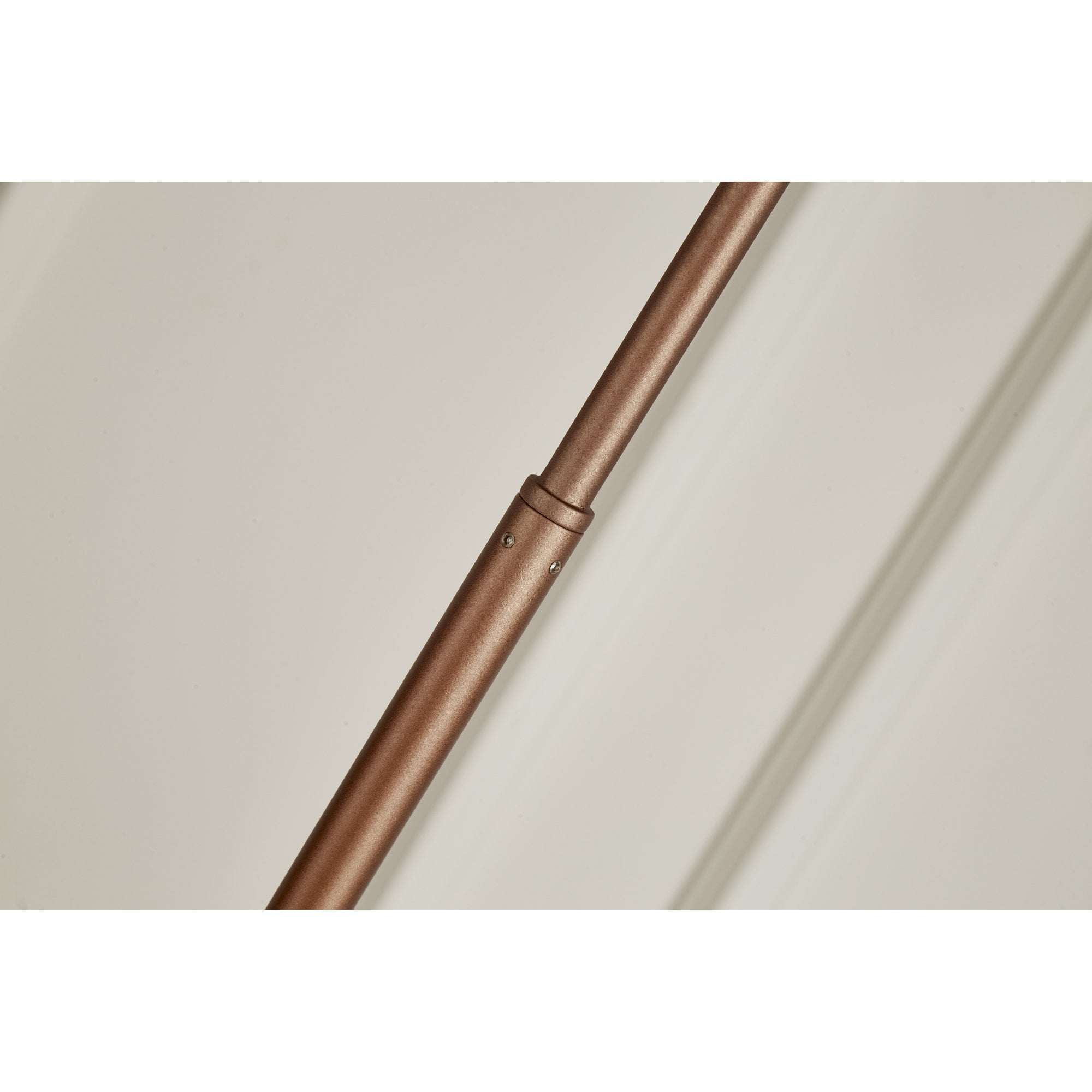 Fabula Kendon Single Floor Lamp - Mocha & Amber Glass