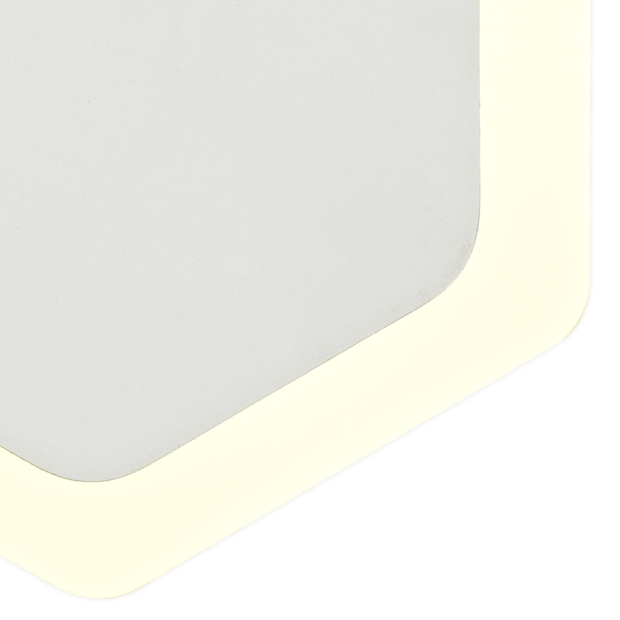 Fabula Kingsley Magnetic Base LED Wall Lamp - 15/19cm Vertical Hexagonal - Central - Sand White & Acrylic Frosted Diffuser