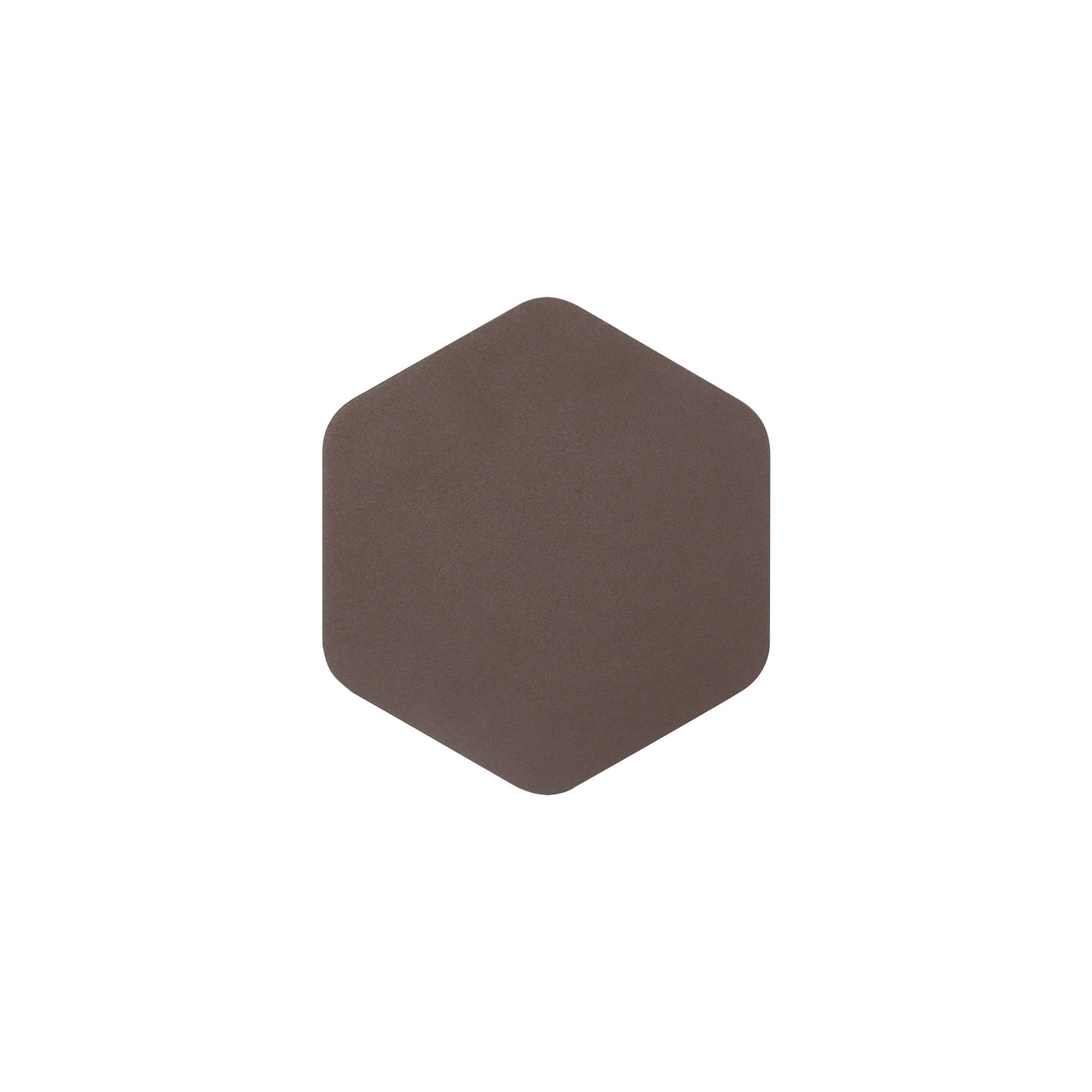Fabula Kingsley Magnetic Base LED Wall Lamp - 15cm Vertical Hexagonal - Coffee