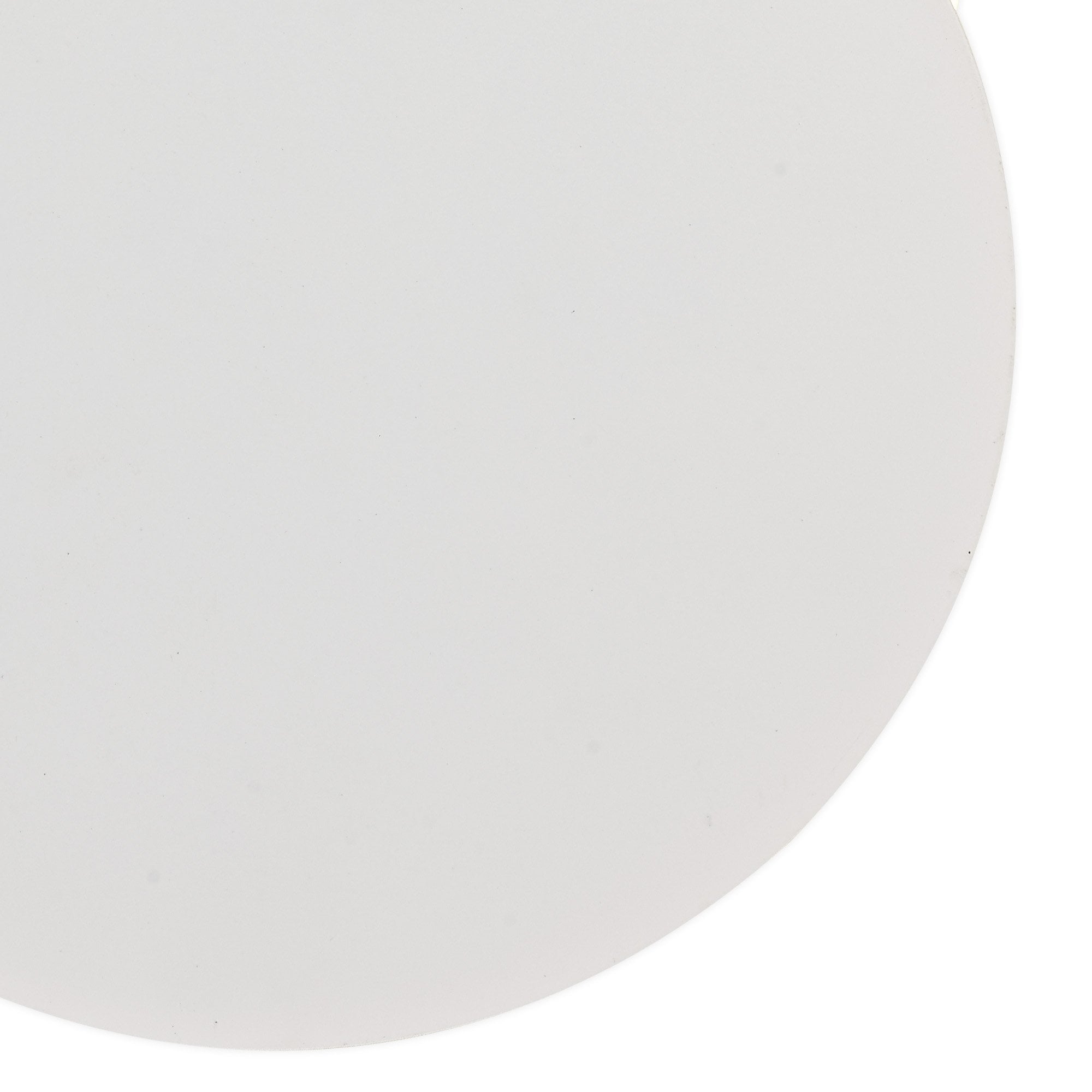 Fabula Kingsley Magnetic Base LED Wall Lamp - 20/19cm Round - Bottom Offset - Sand White & Acrylic Frosted Diffuser