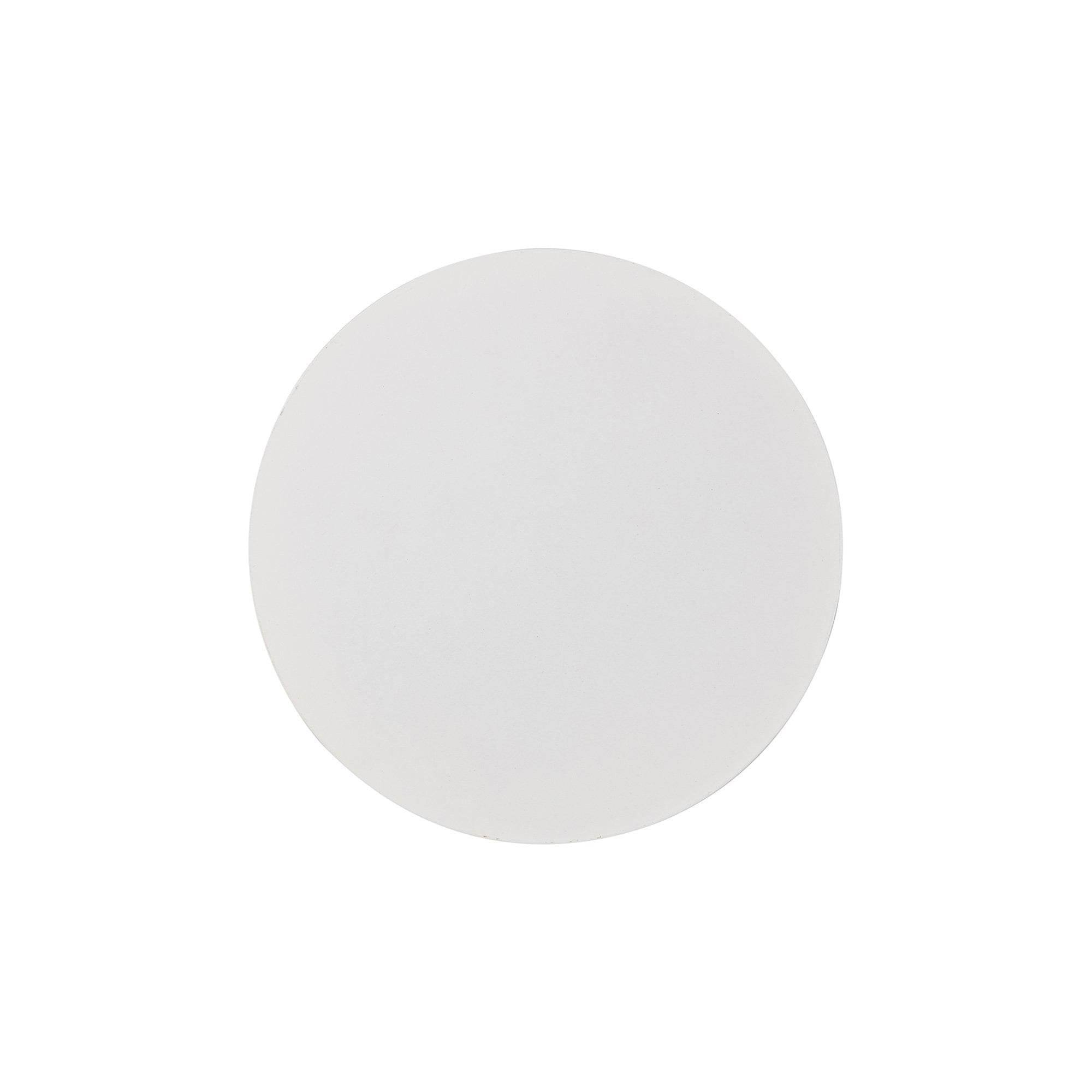 Fabula Kingsley Magnetic Base LED Wall Lamp - 20/19cm Round - Central - Sand White & Acrylic Frosted Diffuser