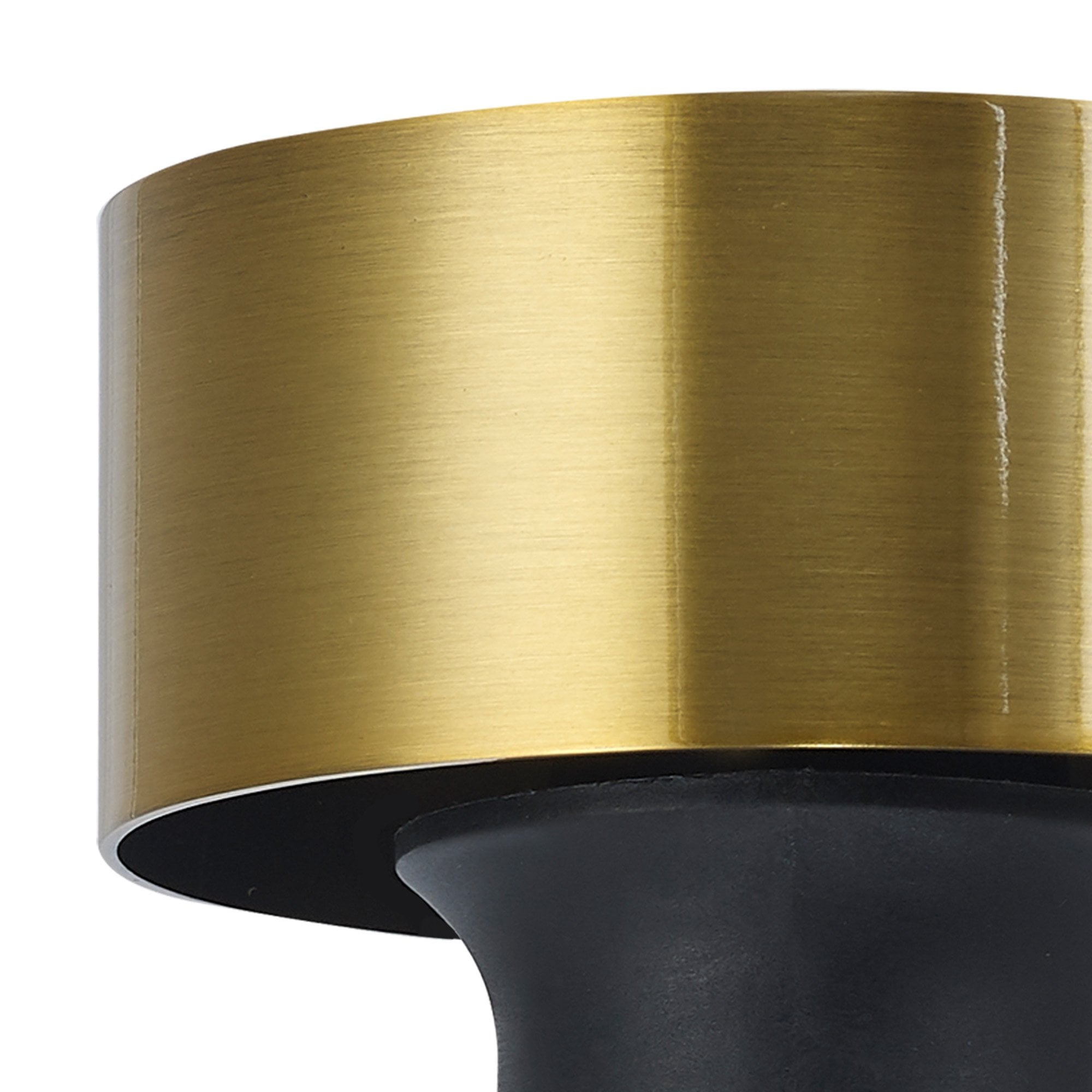 Fabula Laurel Single Flush Mount Kit - Brass - Frame Only