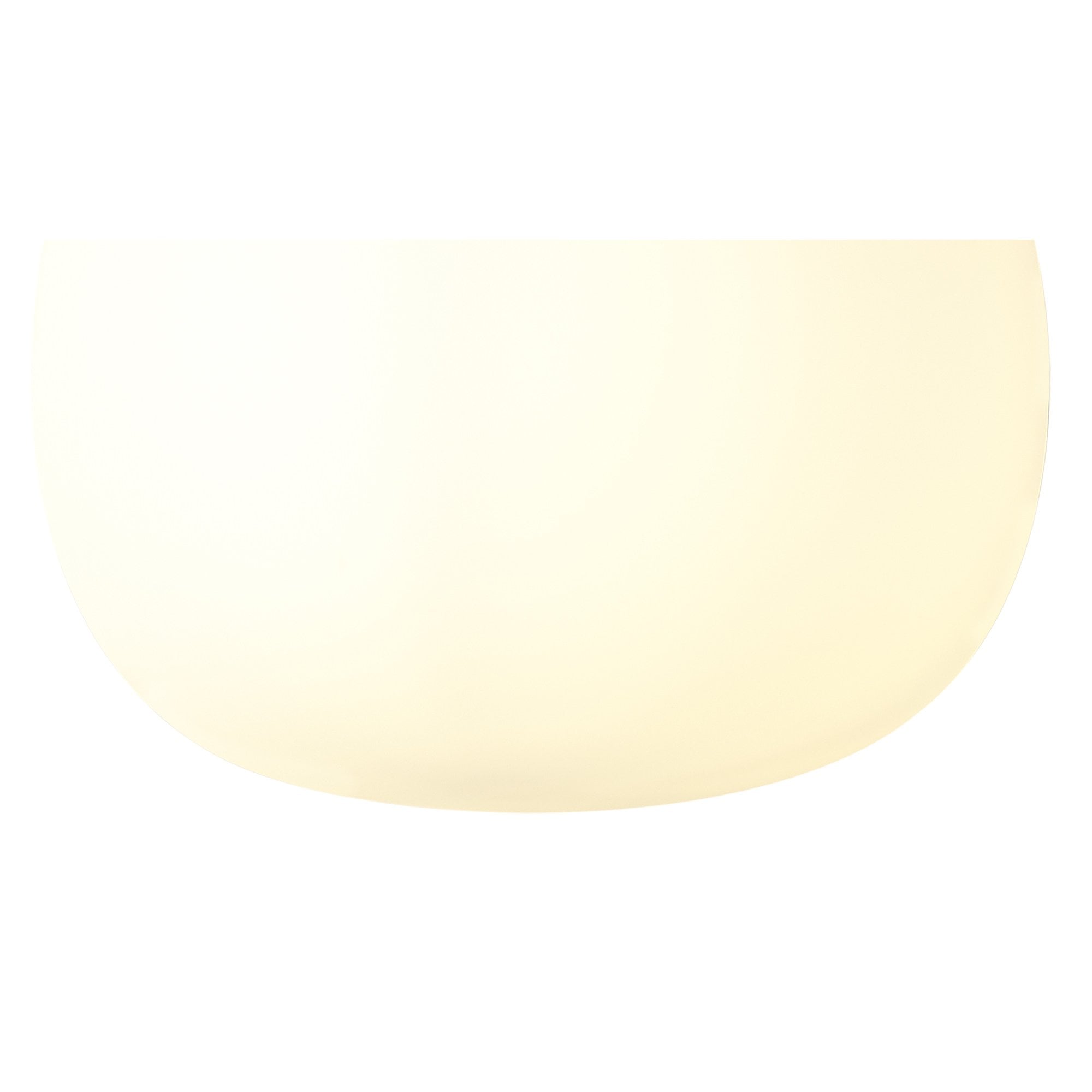 Fabula Littleton Small Single Oval Ball Flush Light - Matt Black & Frosted White Glass