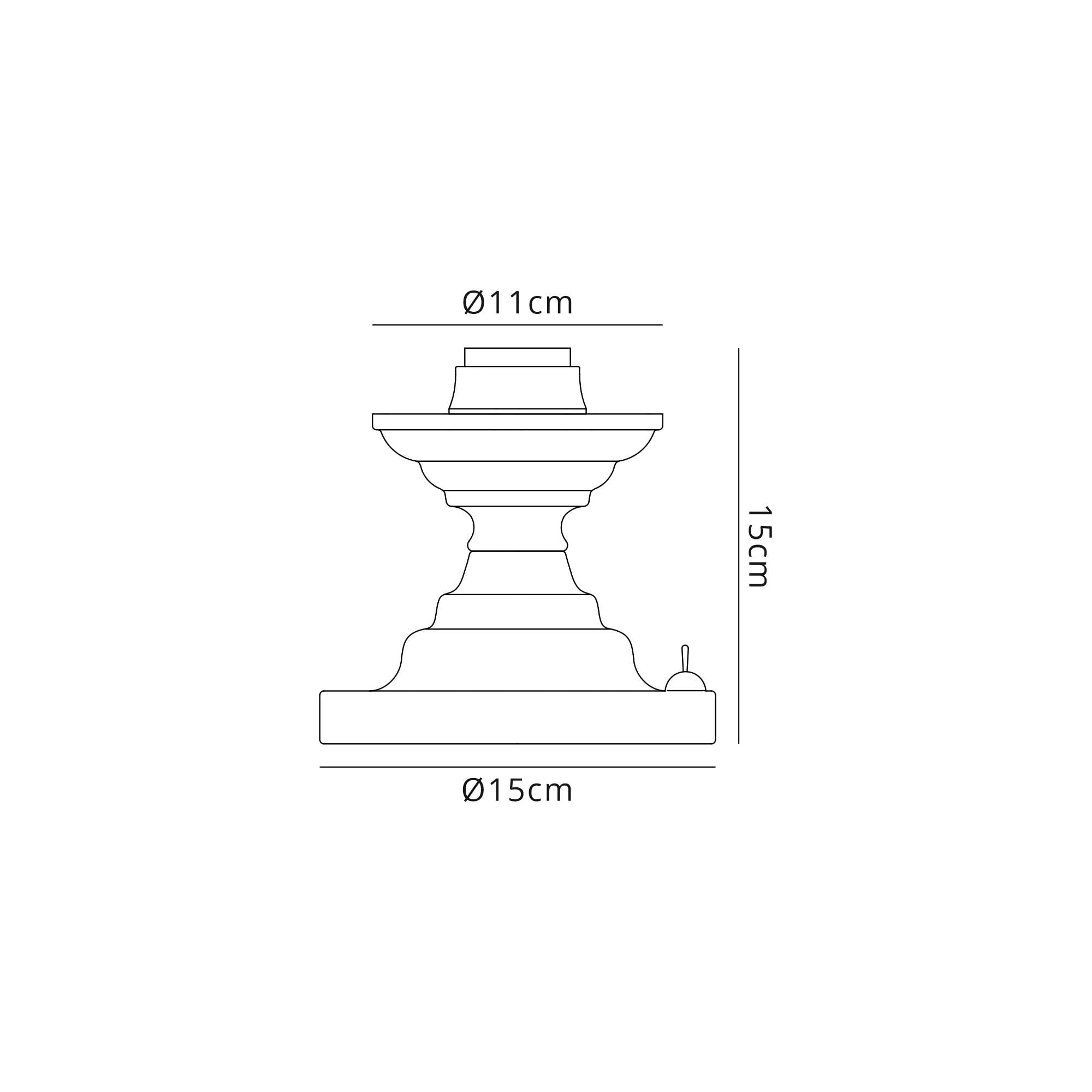 Fabula Mansfield Single Table Lamp Base - Polished Nickel - Base Only