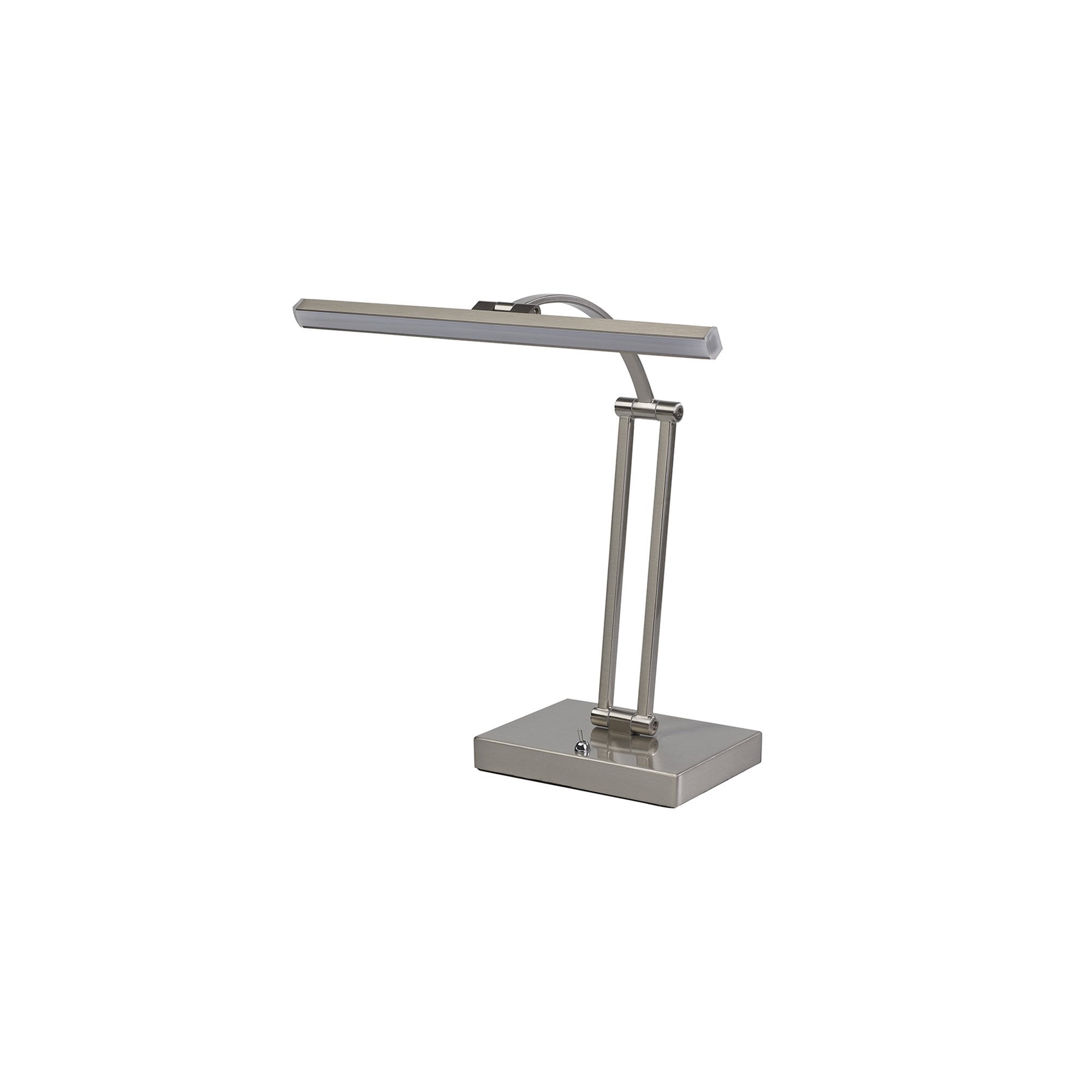 Fabula Plumtree 1 Arm LED Table Lamp - Satin Nickel
