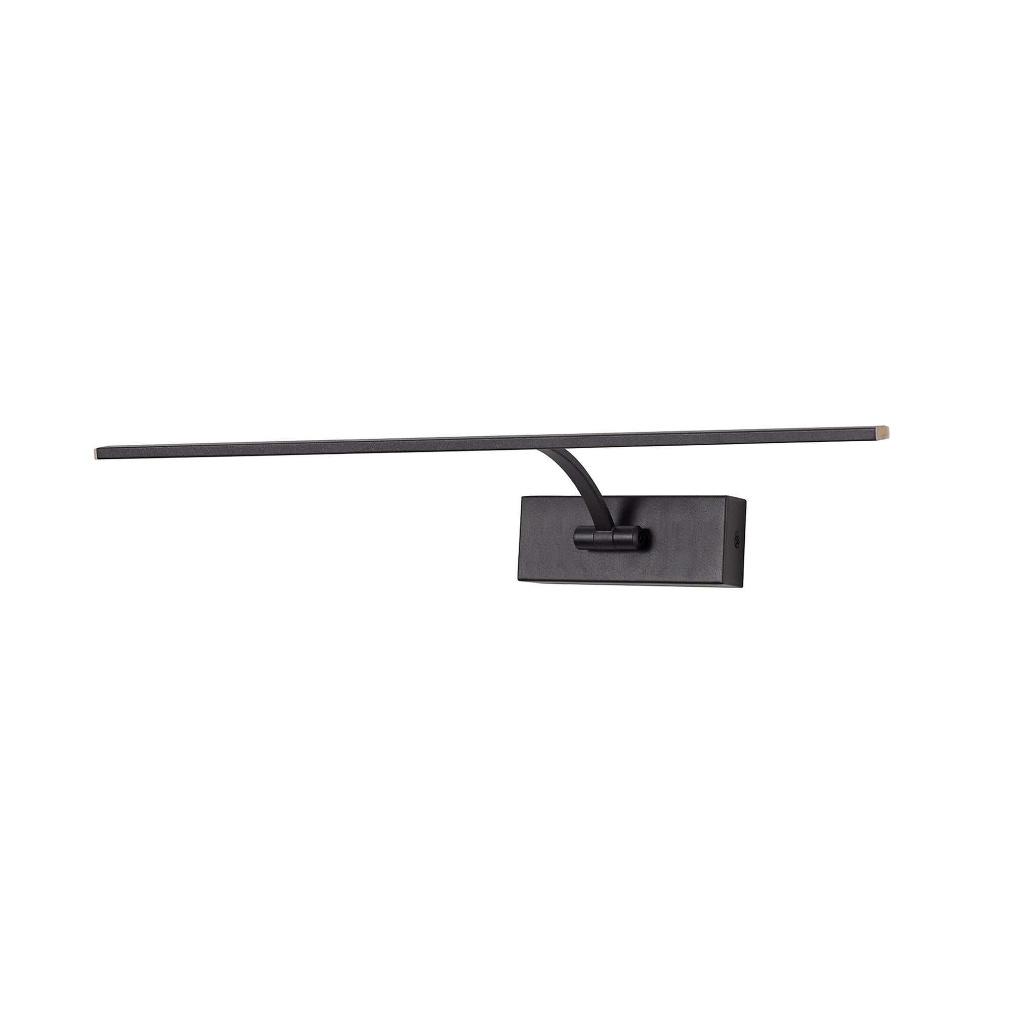 Fabula Plumtree Large 1 Arm LED Wall Lamp/Picture Light - Sand Black