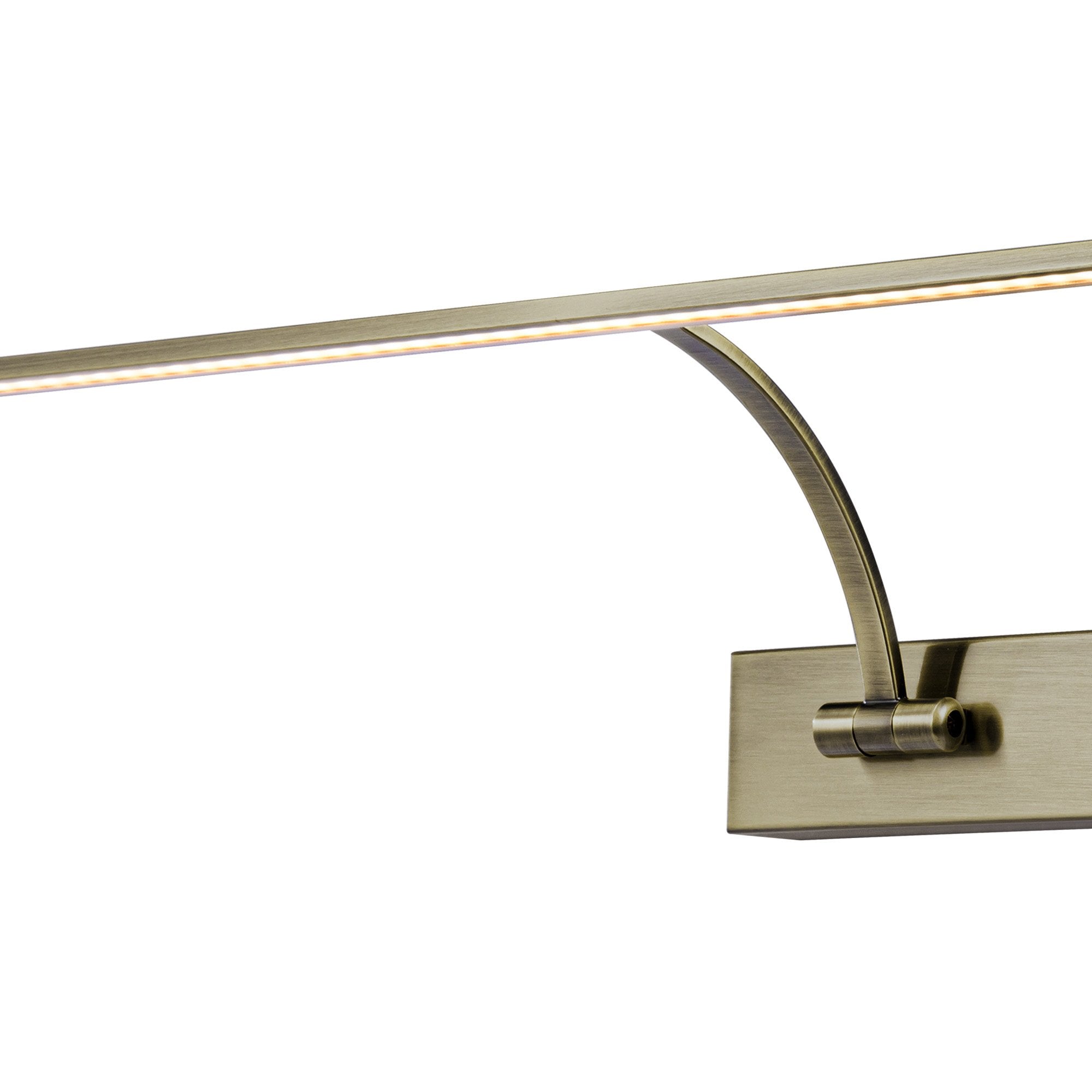 Fabula Plumtree Large 2 Arm LED Wall Lamp/Picture Light - Antique Brass