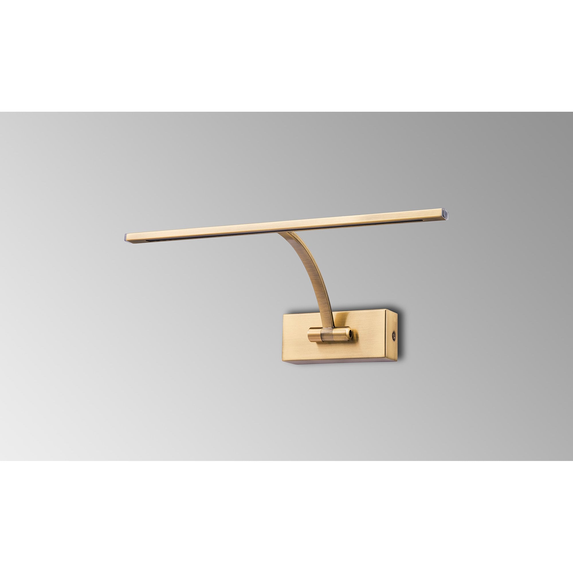 Fabula Plumtree Small 1 Arm LED Wall Lamp/Picture Light - Antique Brass