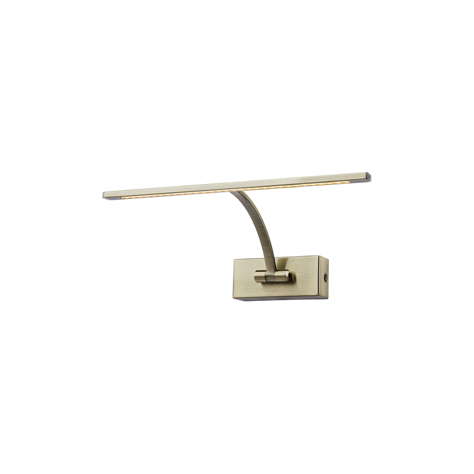 Fabula Plumtree Small 1 Arm LED Wall Lamp/Picture Light - Antique Brass