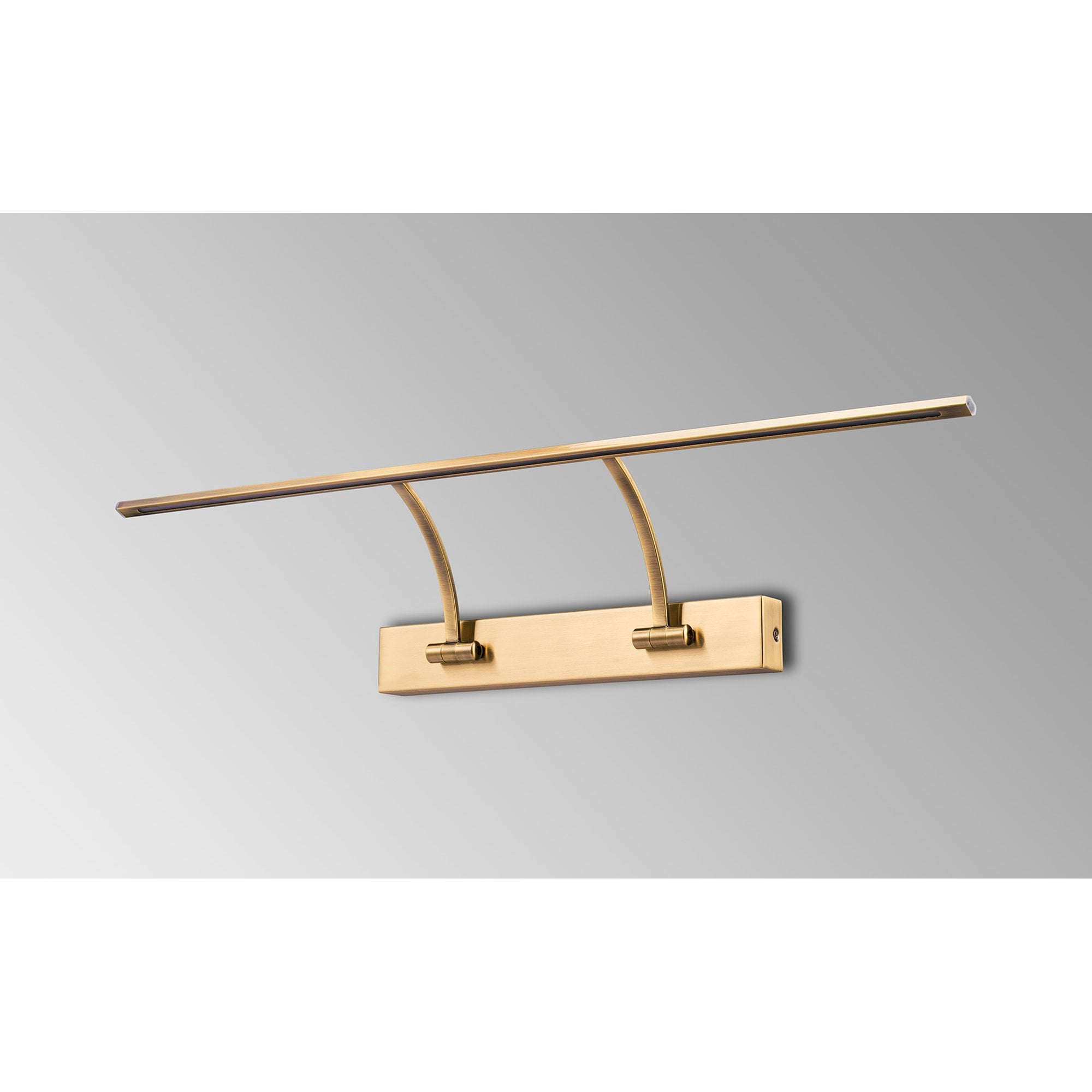 Fabula Plumtree Small 2 Arm LED Wall Lamp/Picture Light - Antique Brass