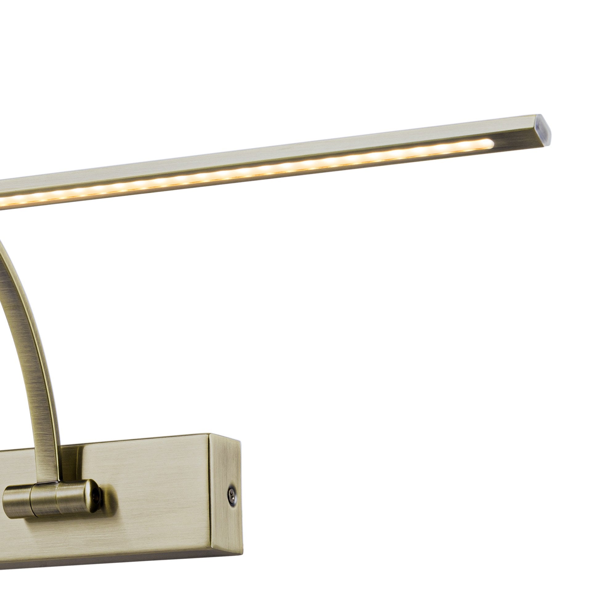 Fabula Plumtree Small 2 Arm LED Wall Lamp/Picture Light - Antique Brass