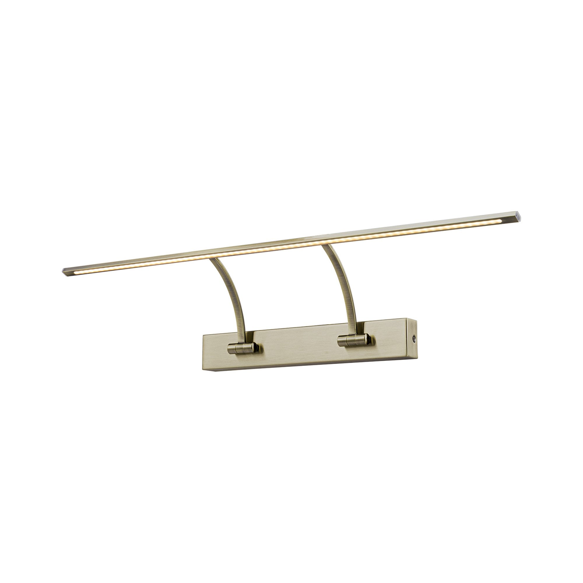 Fabula Plumtree Small 2 Arm LED Wall Lamp/Picture Light - Antique Brass