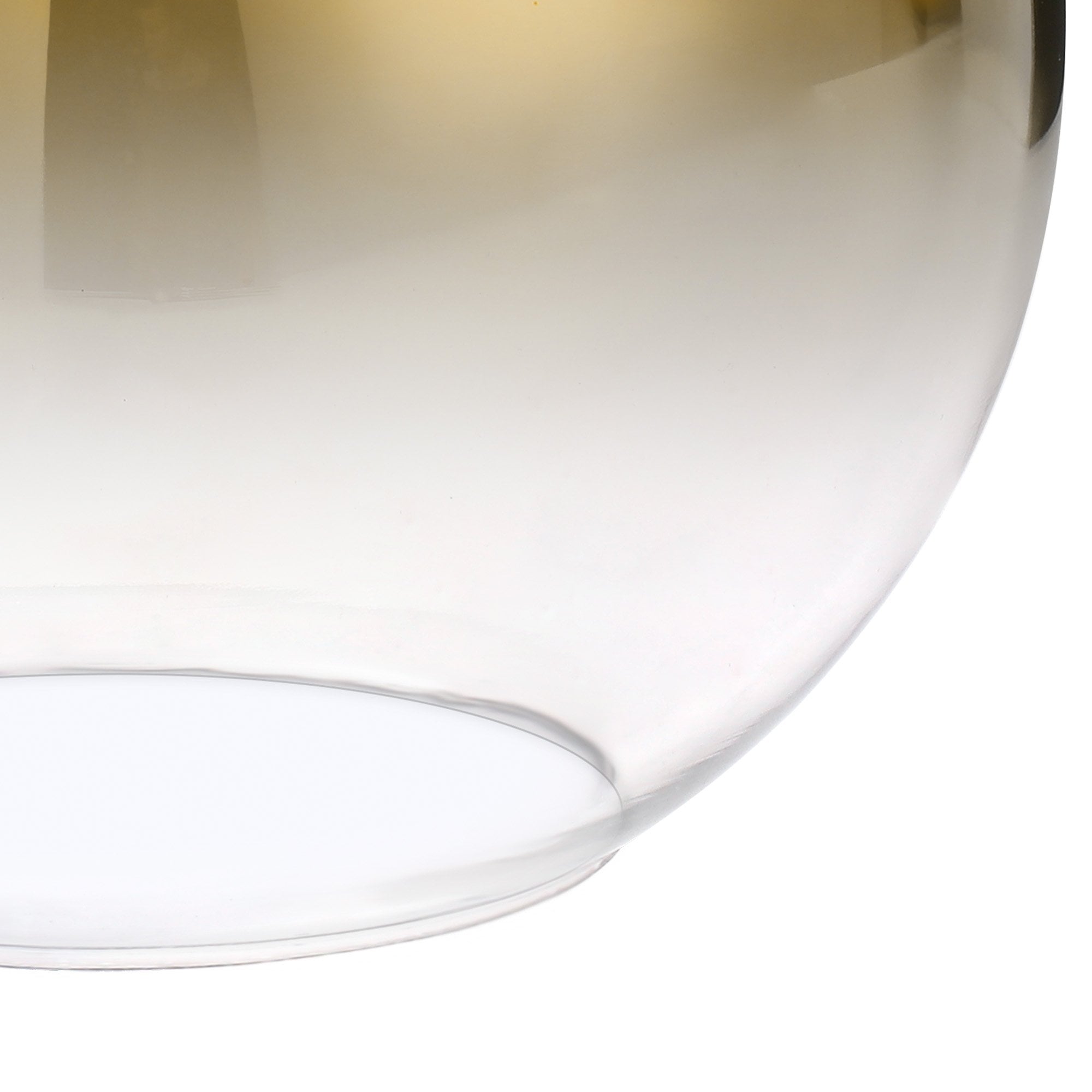Fabula Springfield 20cm Globe Shade - Brass Gold Fade Glass - Shade Only