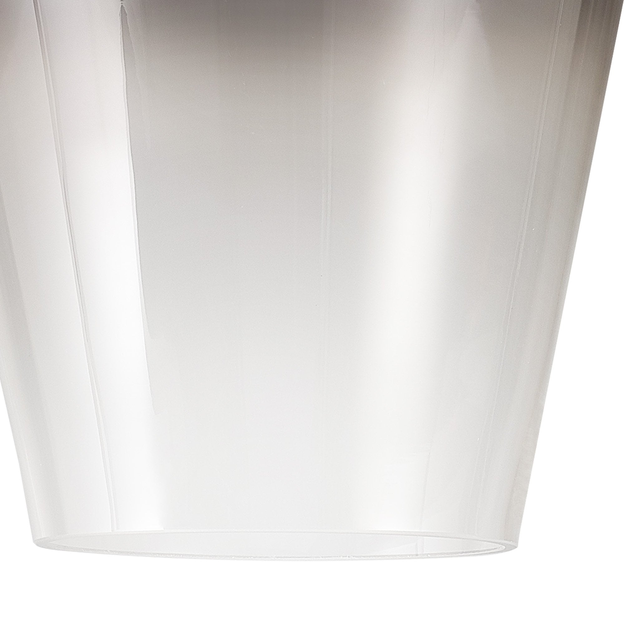 Fabula Springfield 23cm Pear Shaped Shade - Smoked Fade Glass - Shade Only