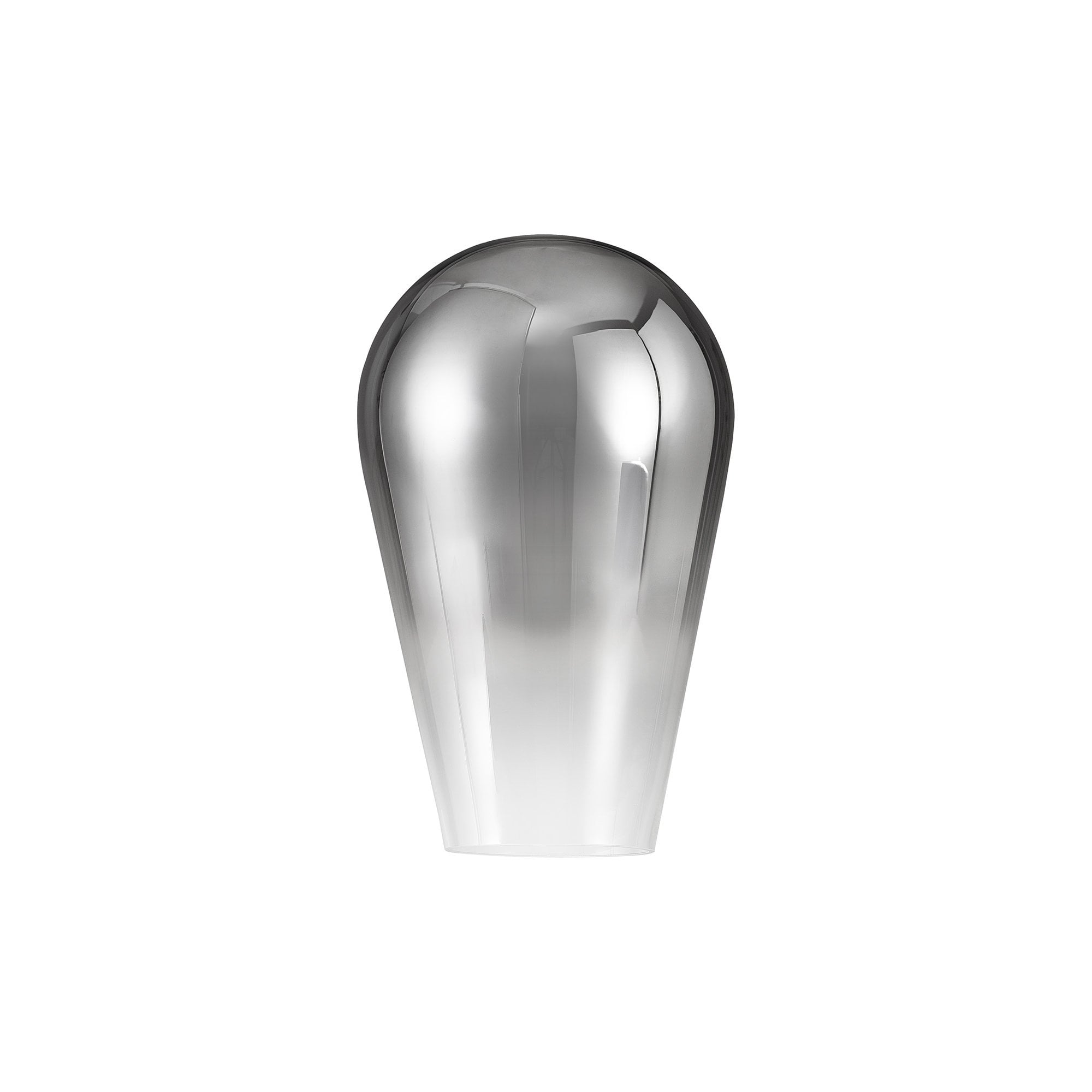 Fabula Springfield 23cm Pear Shaped Shade - Smoked Fade Glass - Shade Only