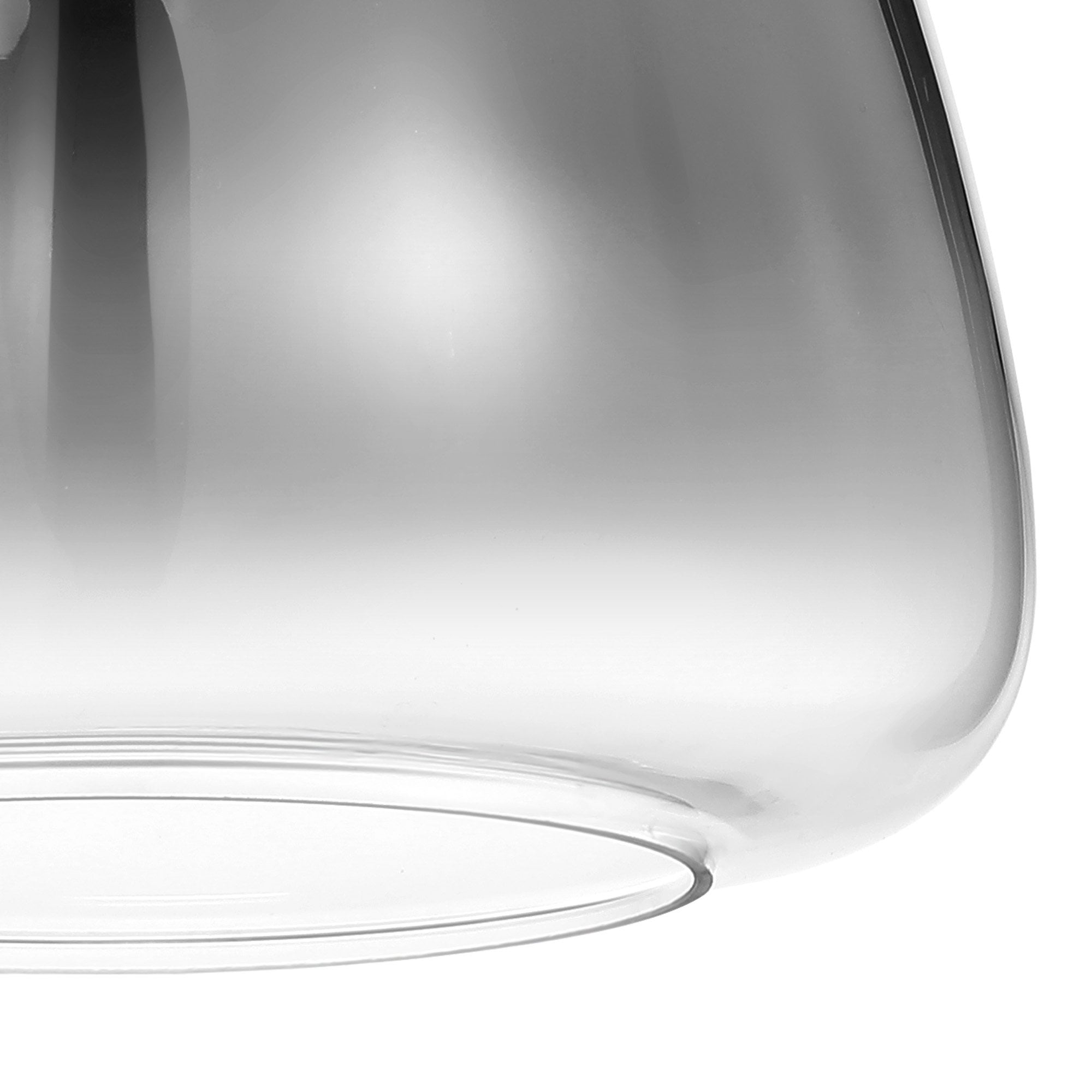 Fabula Springfield 28cm Trapezium Shade - Smoked Fade Glass - Shade Only