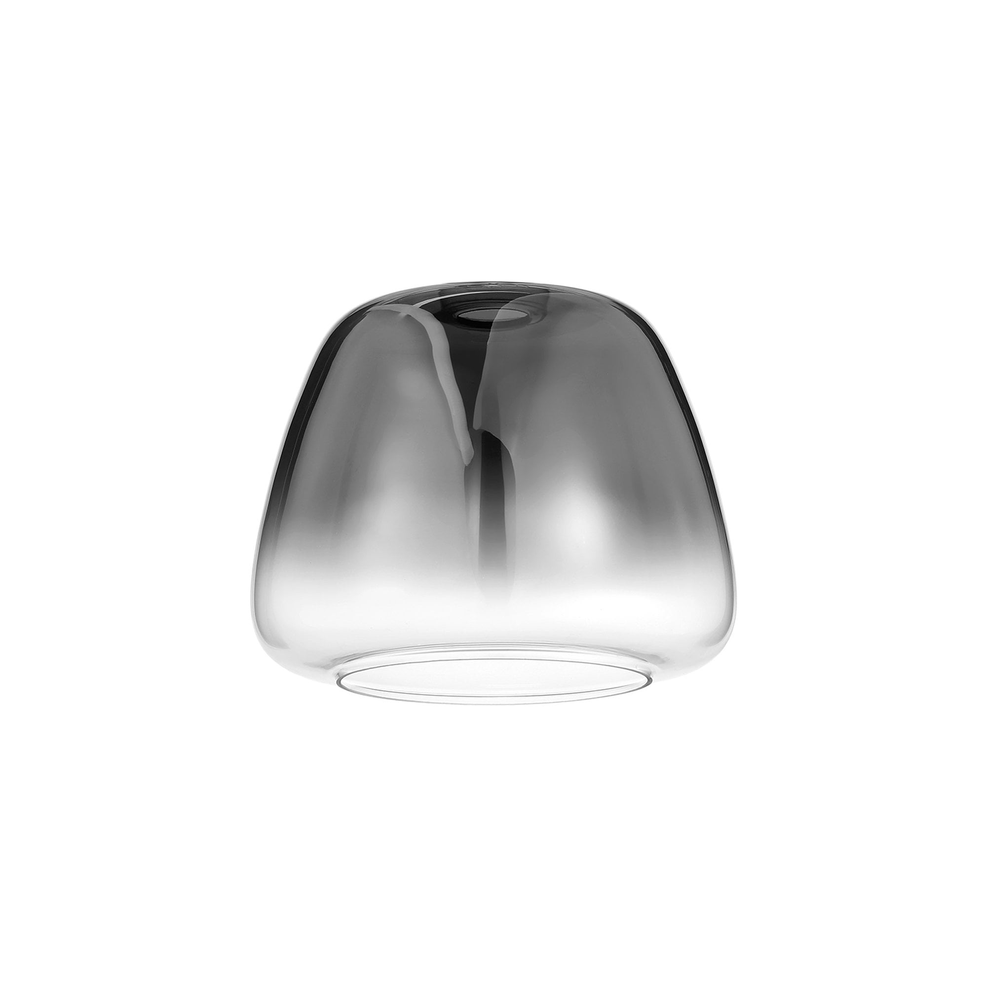 Fabula Springfield 28cm Trapezium Shade - Smoked Fade Glass - Shade Only