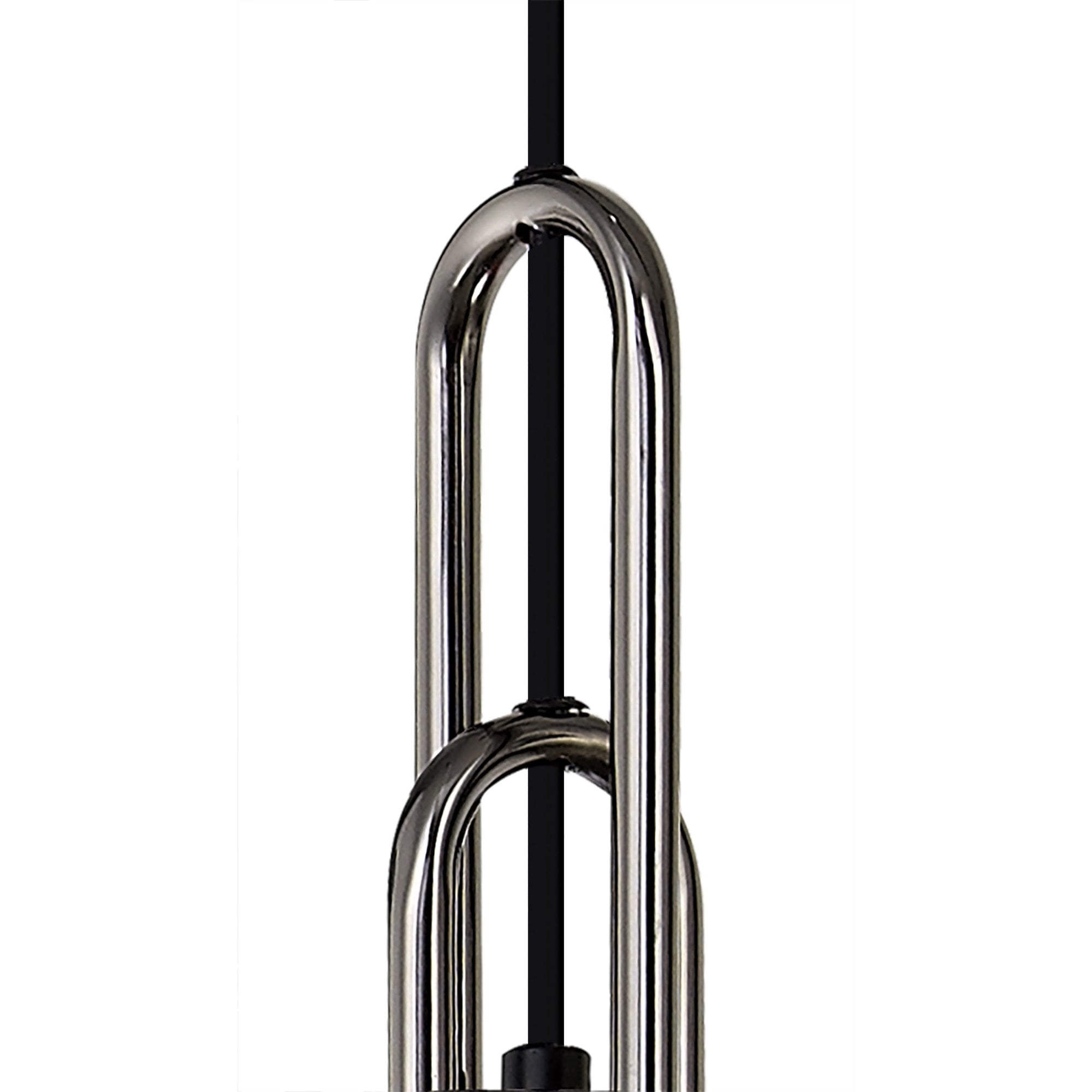 Fabula Springfield 3 Light Linear Suspension Kit - Black Chrome - Frame Only