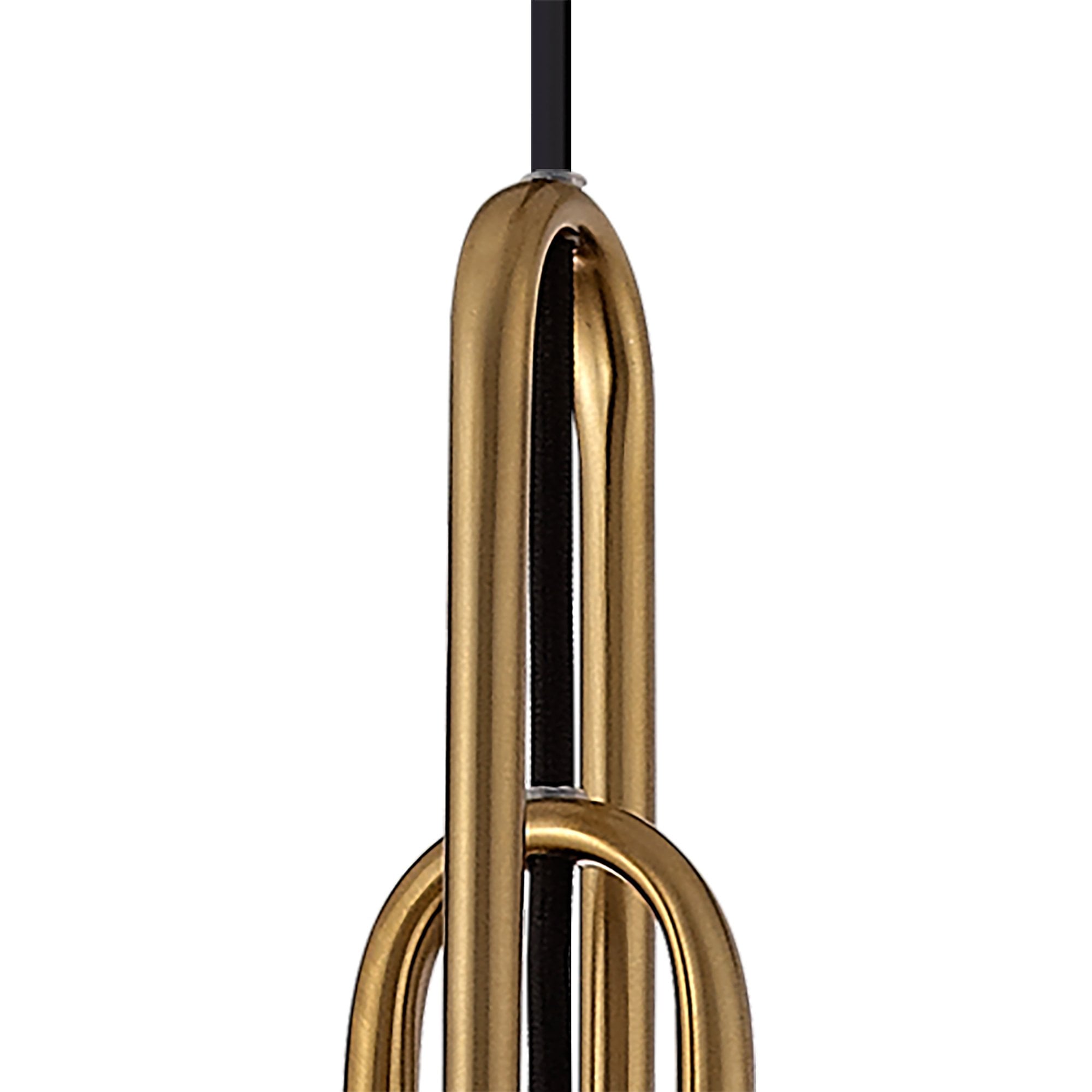 Fabula Springfield 3 Light Linear Suspension Kit - Brass Gold - Frame Only