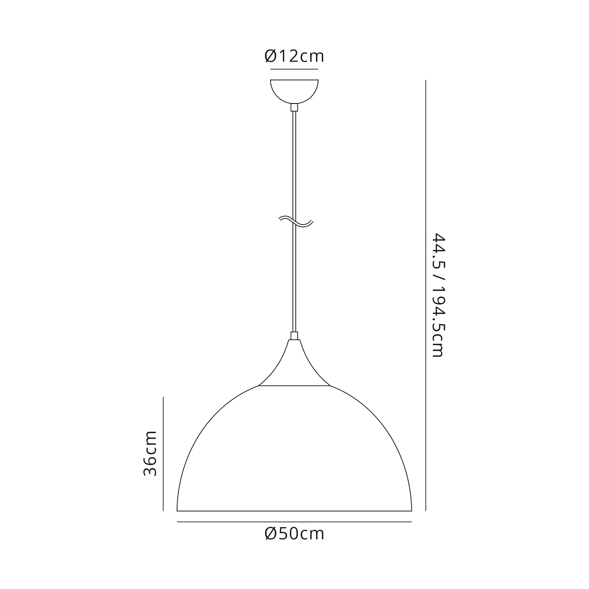 Fabula Victoria Large Pendant - Sand Grey