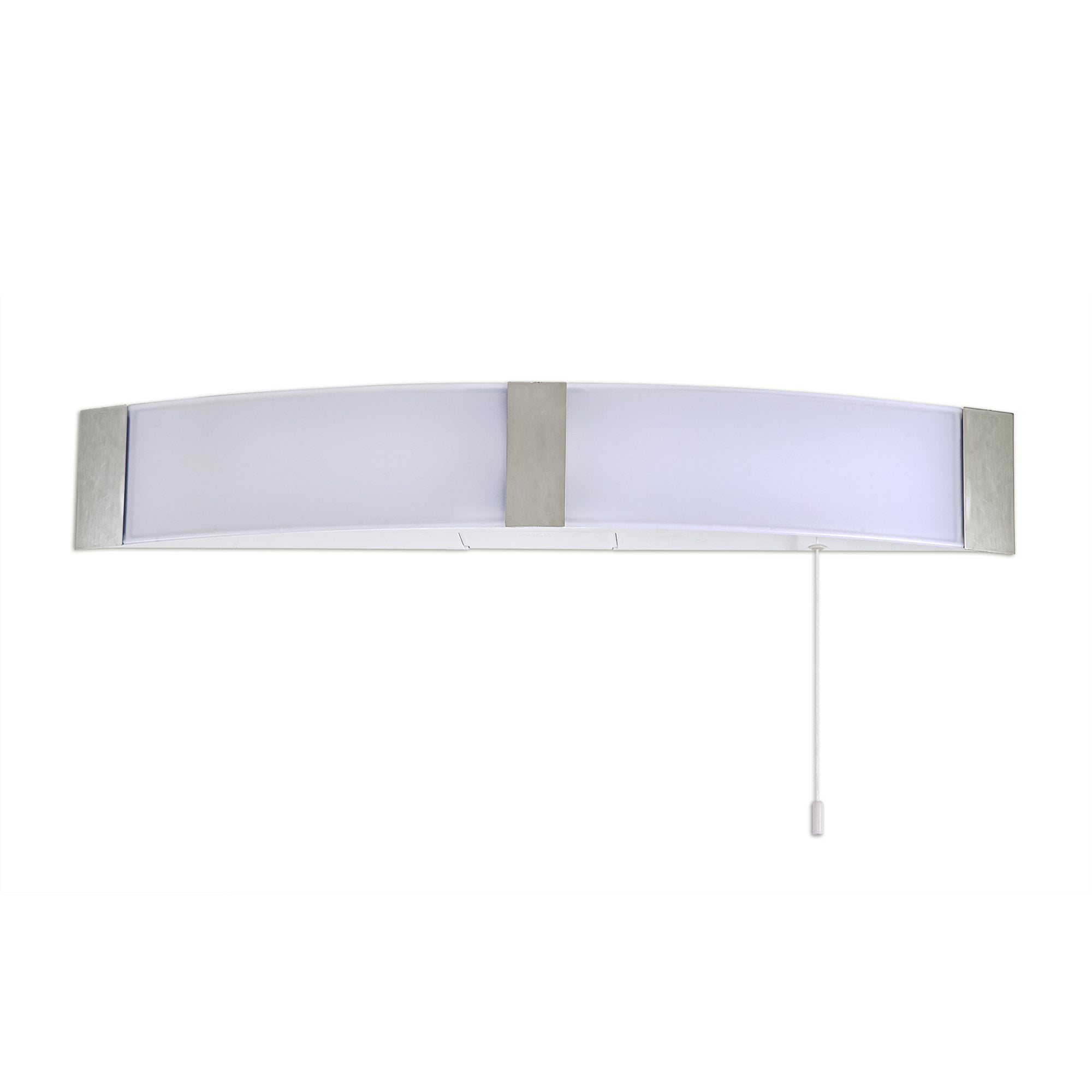 Fabula Wren LED Bathroom Wall Lamp with Shaver Socket & Pull Switch - Polished Chrome - IP44
