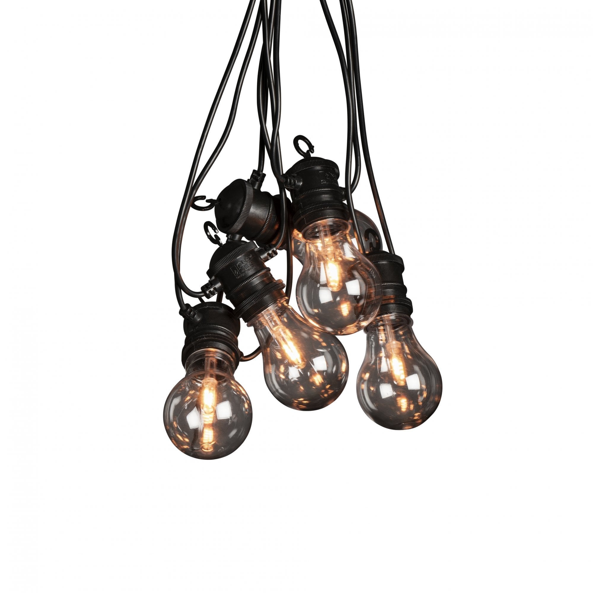 Konstsmide Festoon 9.15m Add-On Set - 10 LED Bulbs - 1800K