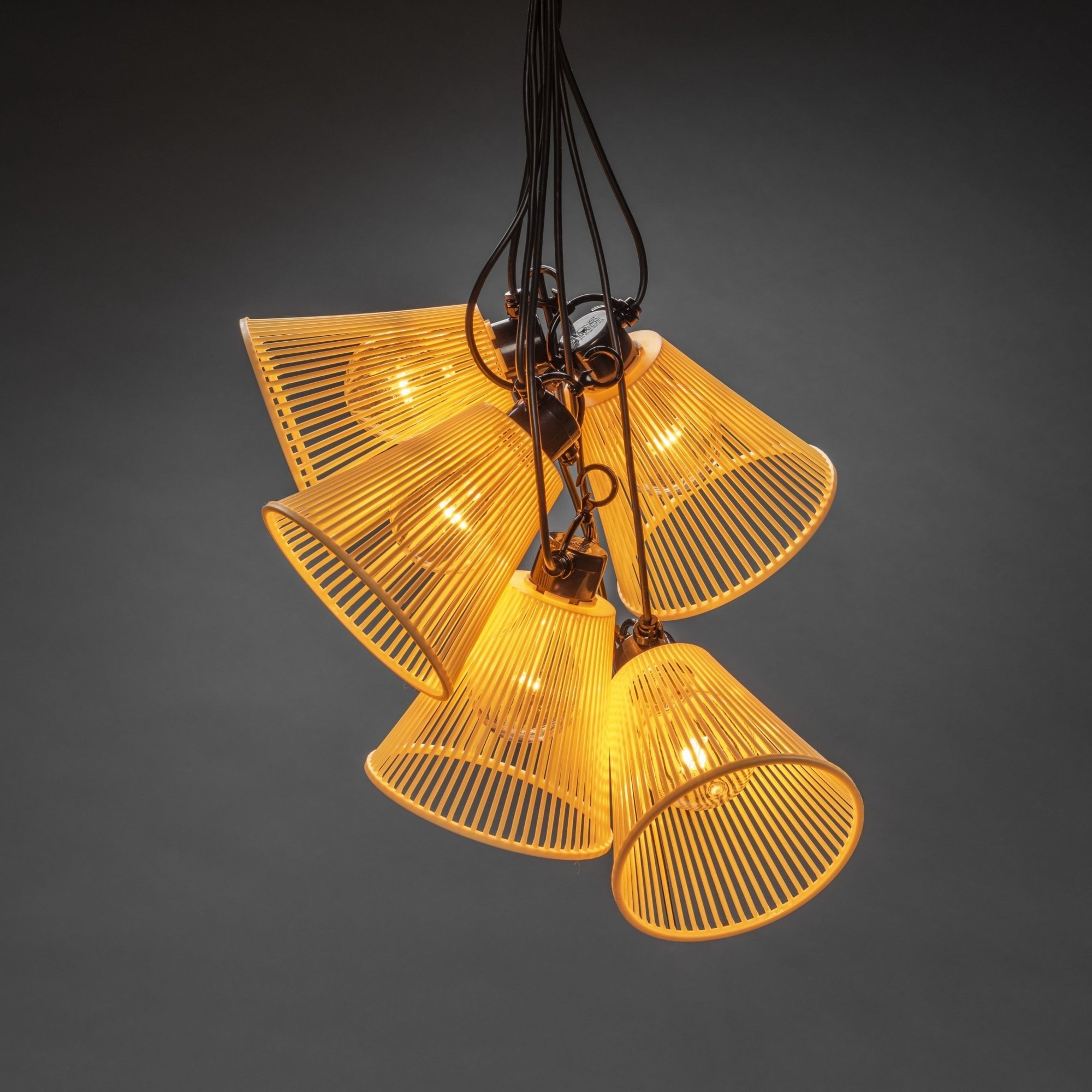 Konstsmide Festoon 9.15m Add-On Set - 10 LED Bulbs - 2000K - Yellow Shades