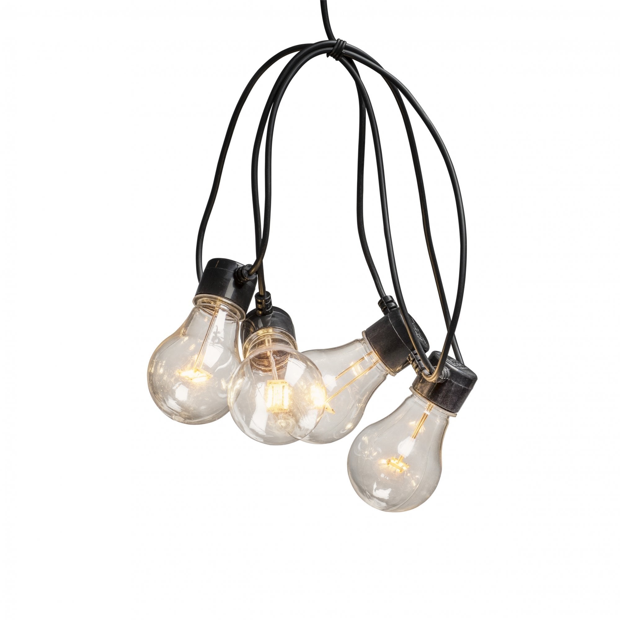 Konstsmide Festoon 4.5m Light Set - 10 LED Bulbs - 2400K - Short Drop