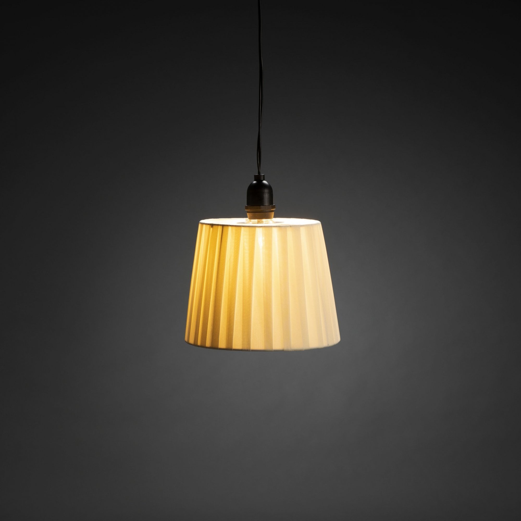Konstsmide Large Festoon Lamp Shades - 5 Pcs - Ivory Fabric - Shade Only