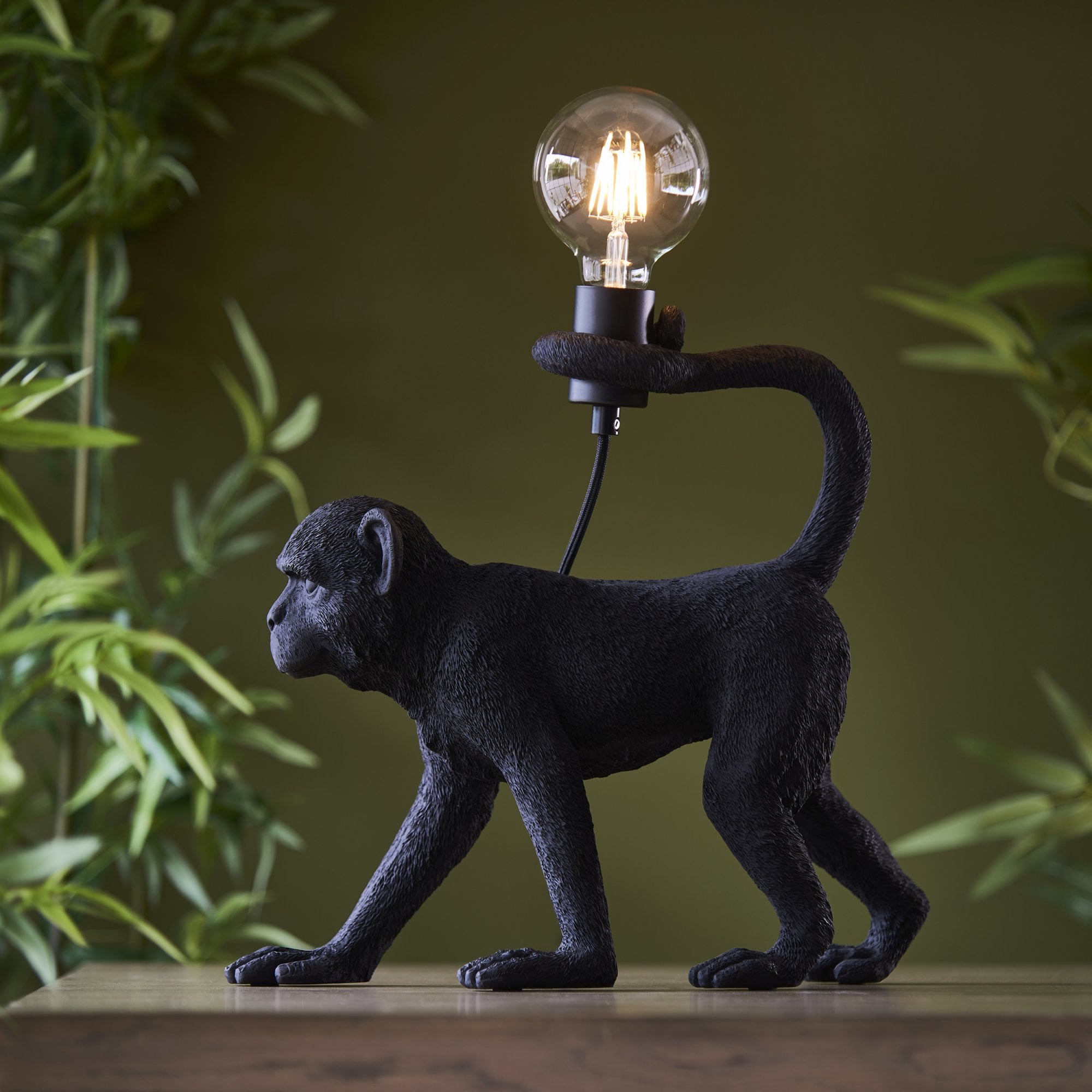 Endon Capuchin Single Table Light - Matt Black